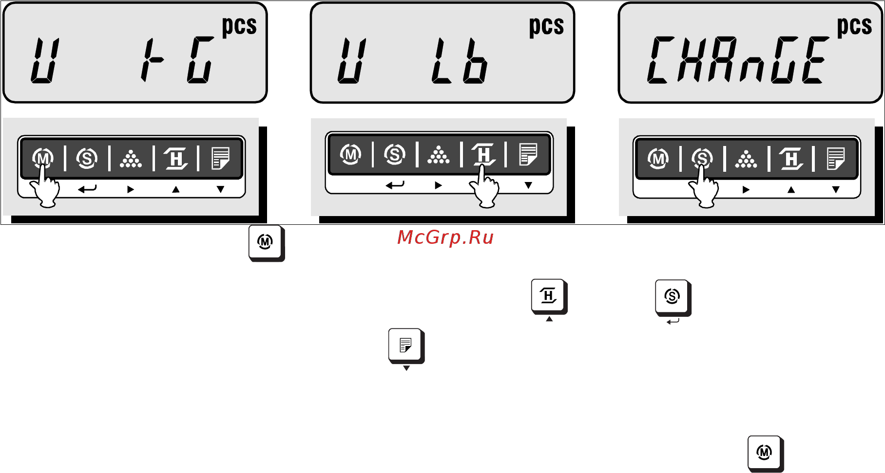 CAS DB-II-60 77-00033299 [17/49] Установка единицы измерения массы