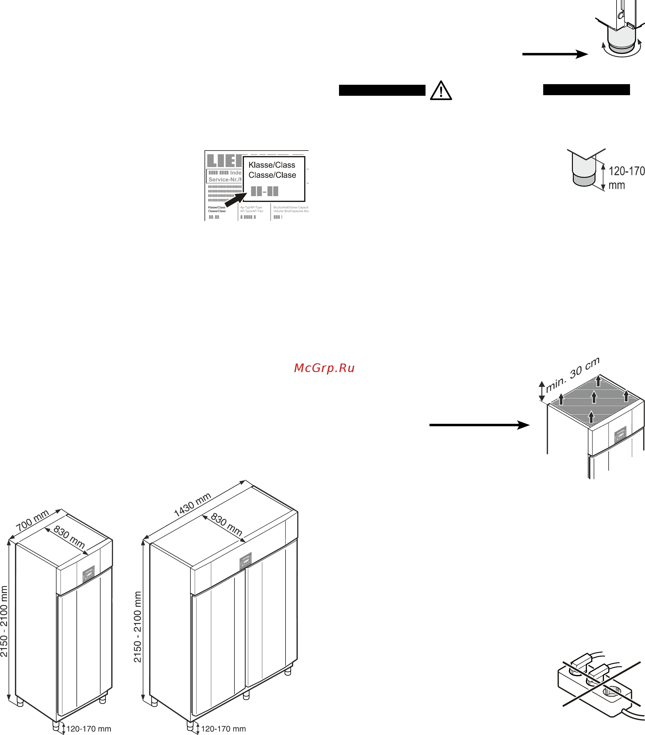 Liebherr GGPv 1470 [4/13] Range of appliance use