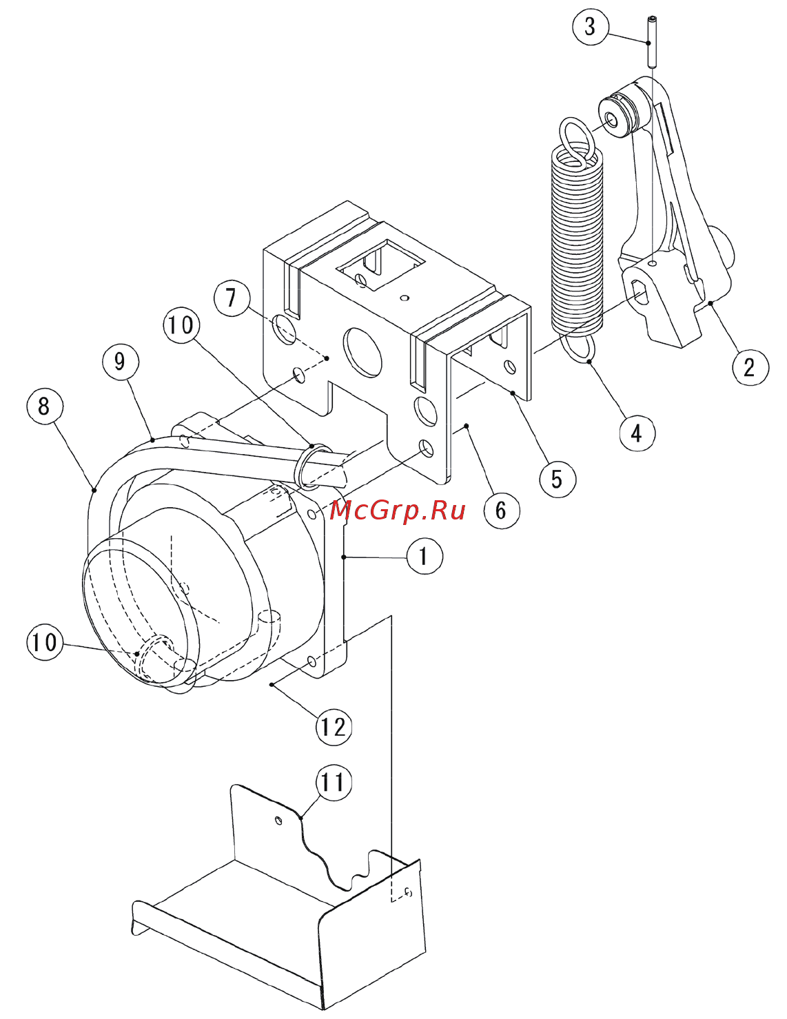 Hoshizaki IM-100CNE [83/92] Actuator motor