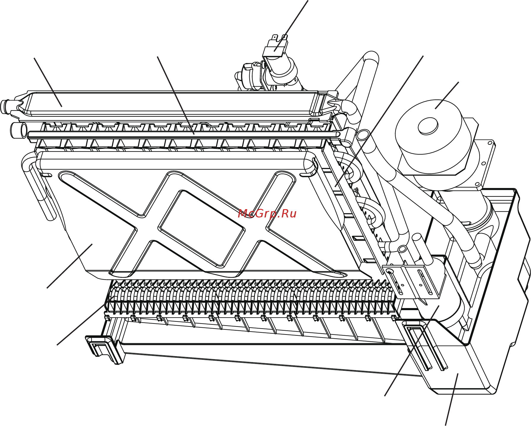 Hoshizaki KM-35A [12/65] C icemaking compartment