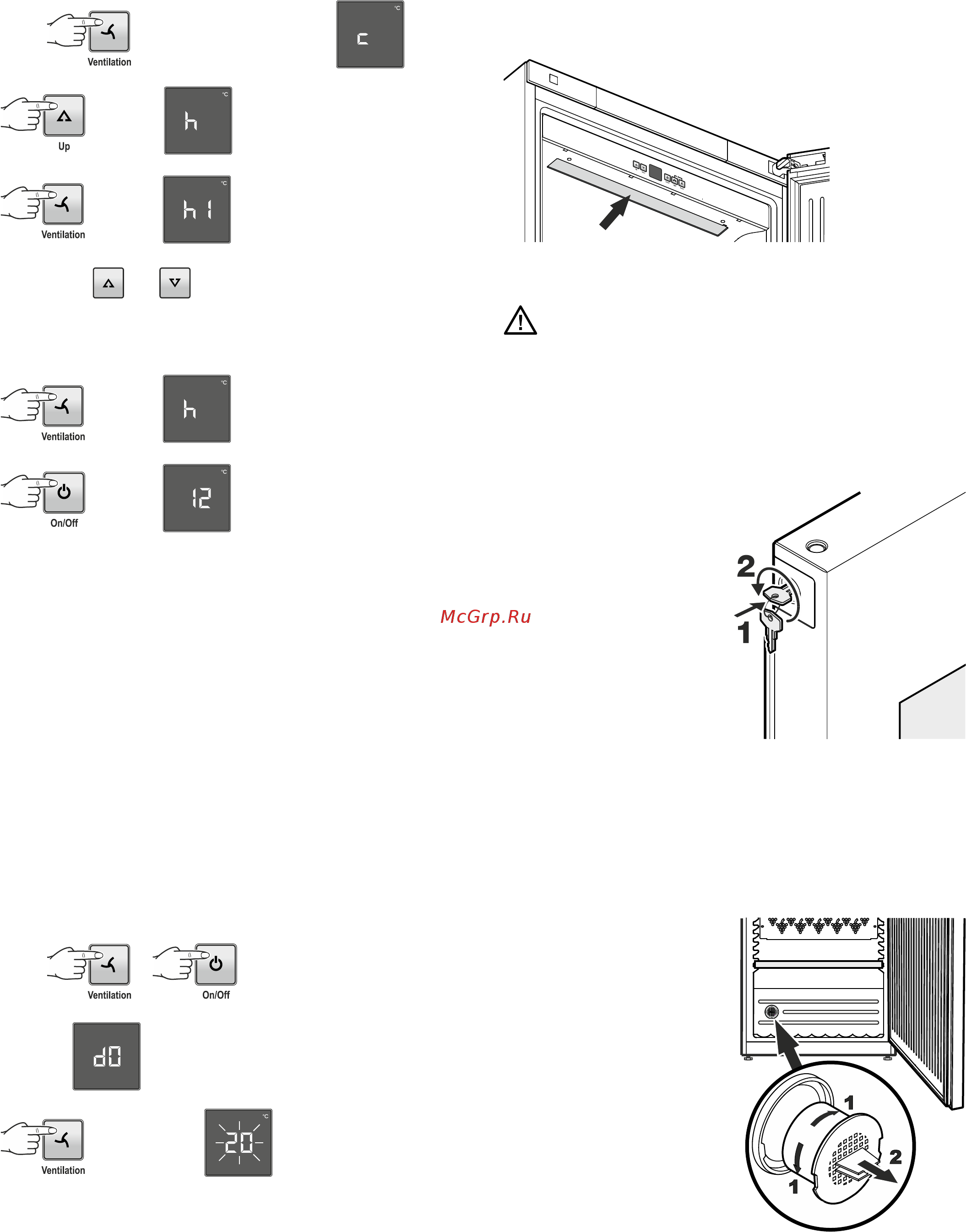 Liebherr WKt 4551 [6/11] Additional functions