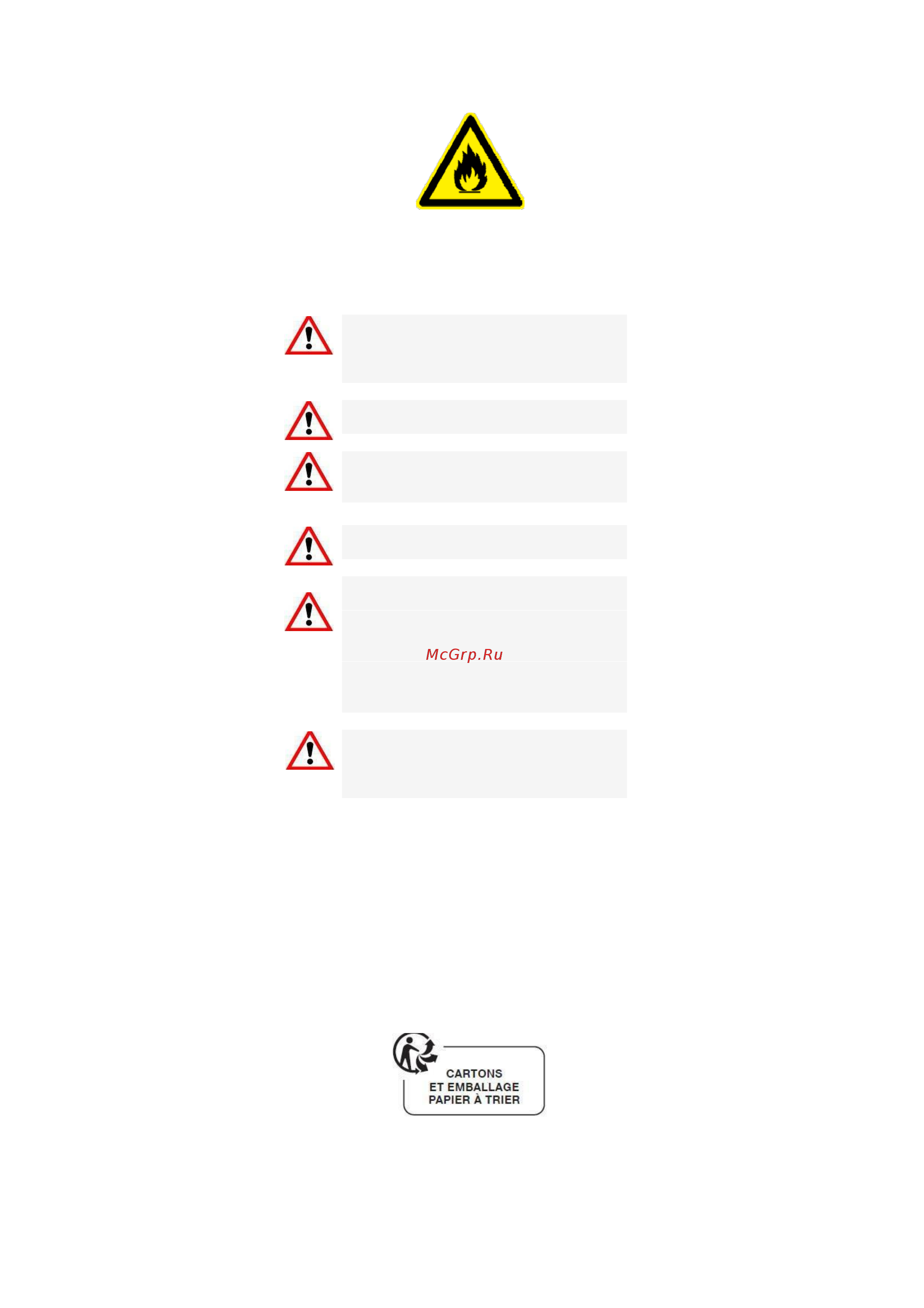 Climadiff AV24XI/1 [7/25] Инструкции по безопасности