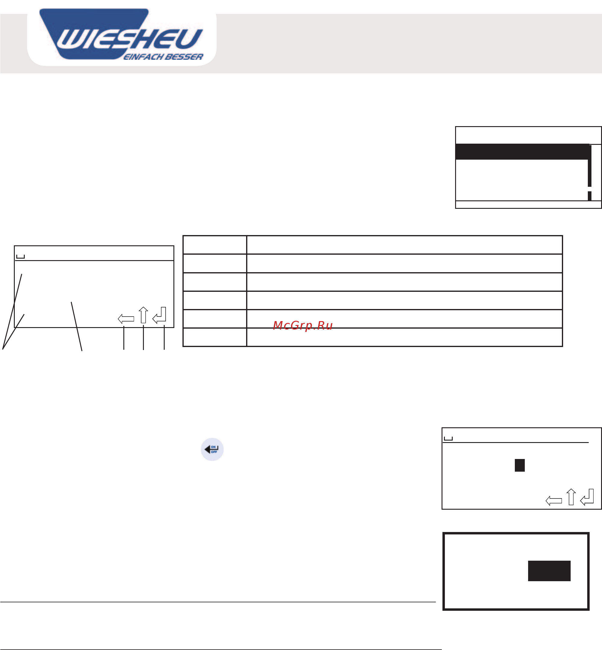 Wiesheu EBO 68 M COMFORT NEW [14/38] Обработка названия программы