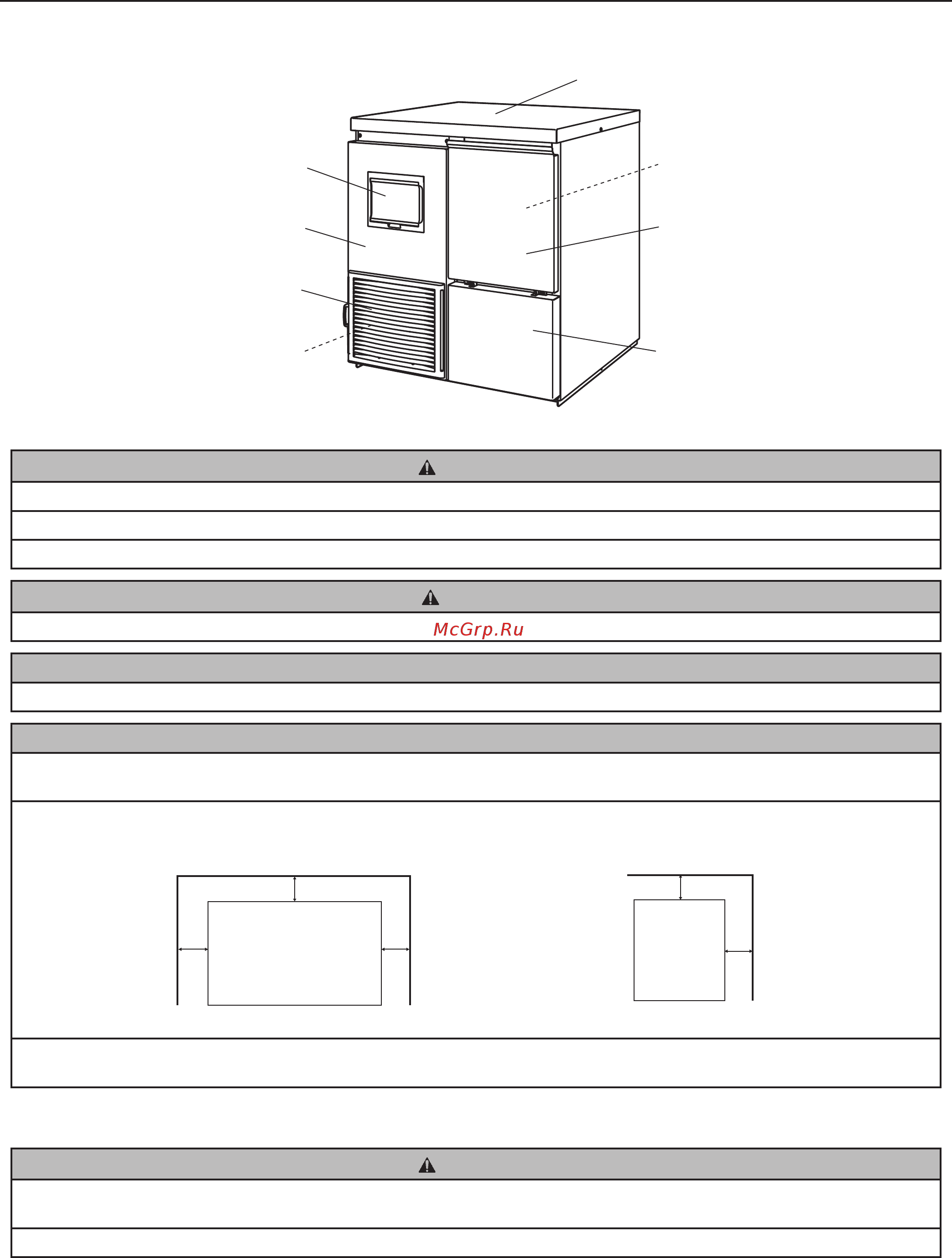 Hoshizaki FM-80KE-N [6/75] I installation instructions
