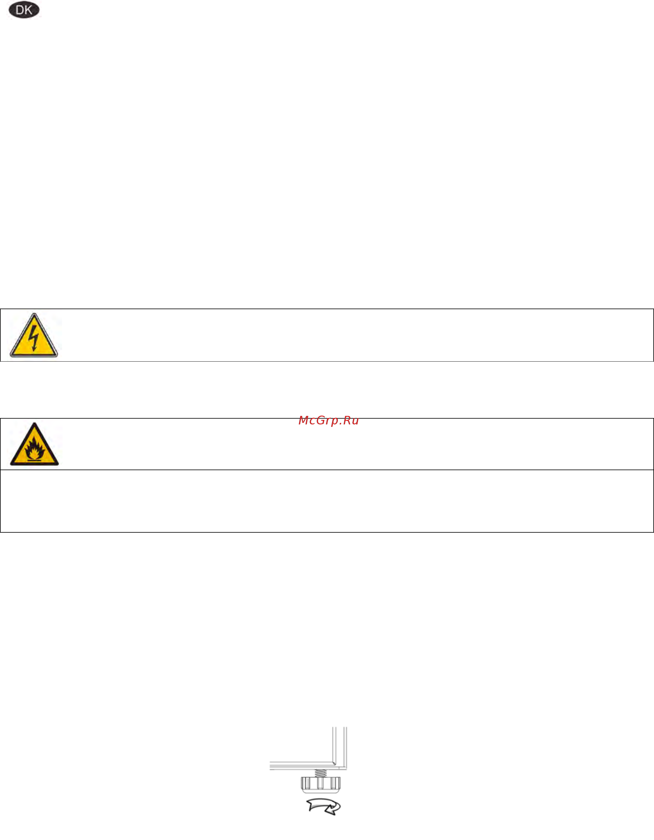 TEFCOLD FSC1000S [4/90] Vigtige instruktioner