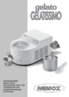 Nemox GELATISSIMO Exclusive черная Инструкция по эксплуатации
