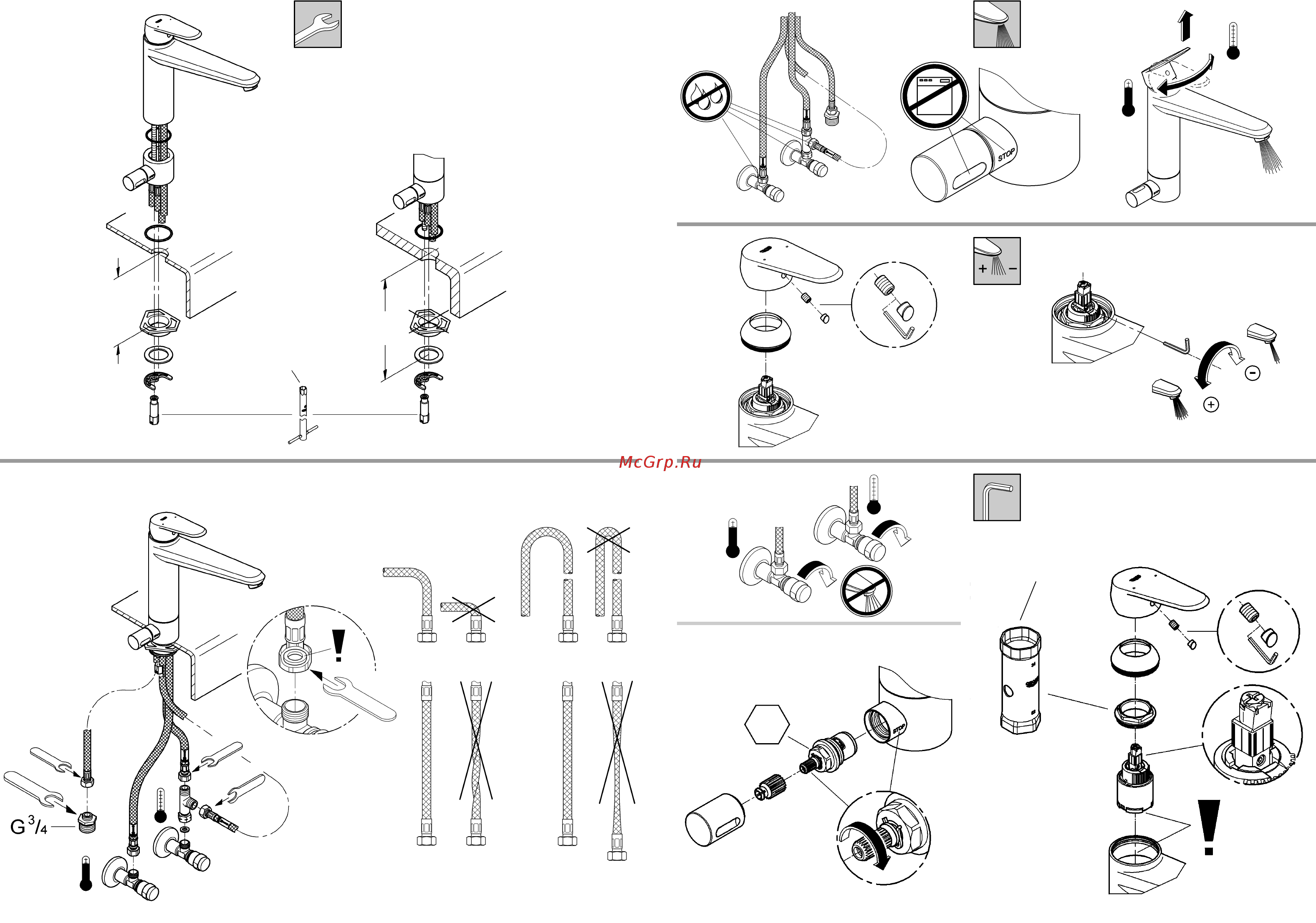 Grohe Eurodisc Cosmopolitan 31237002 Инструкция по эксплуатации онлайн [3/14] 274690