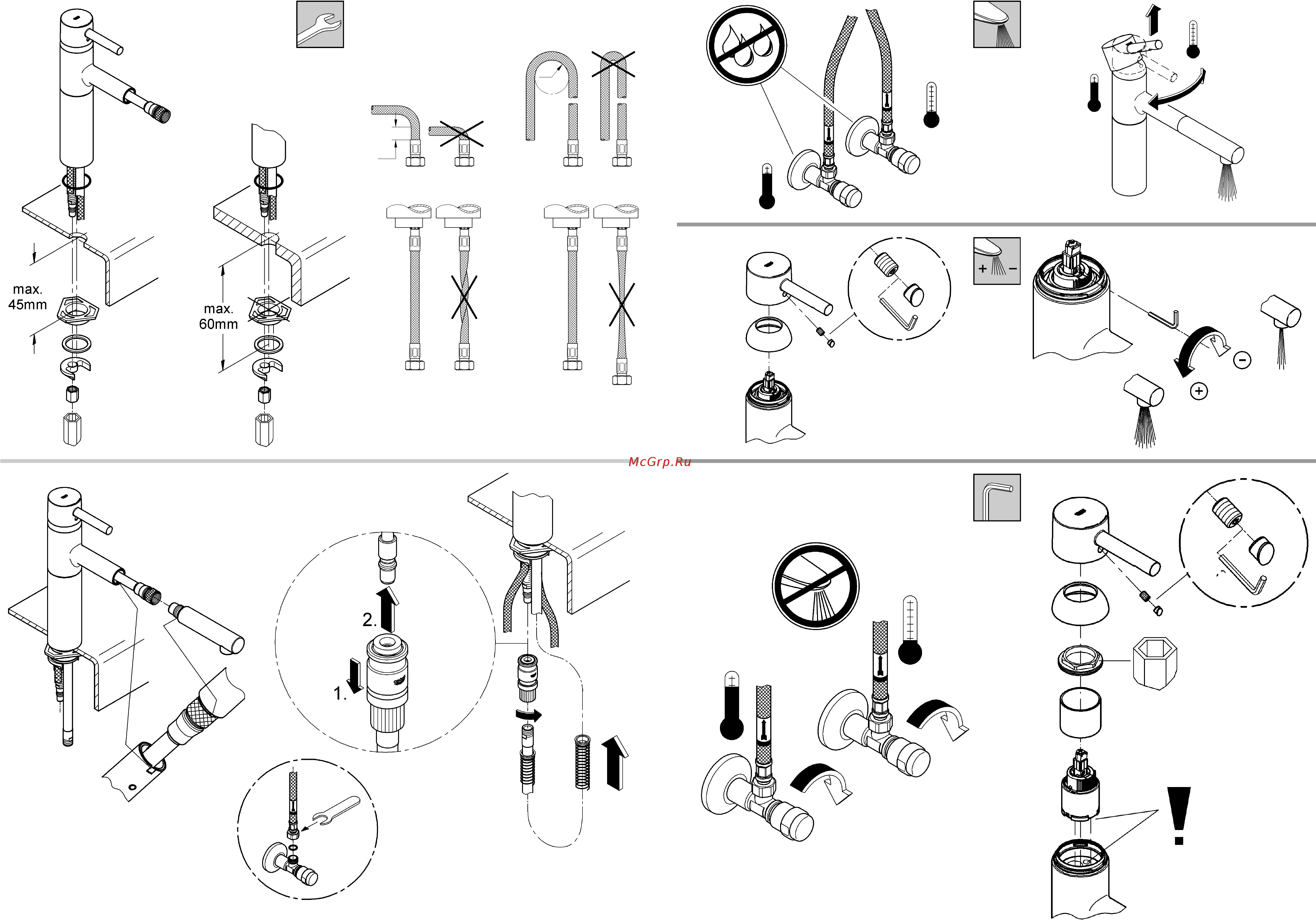 Grohe Essence 32171DC0 Инструкция по эксплуатации онлайн [3/18] 274693