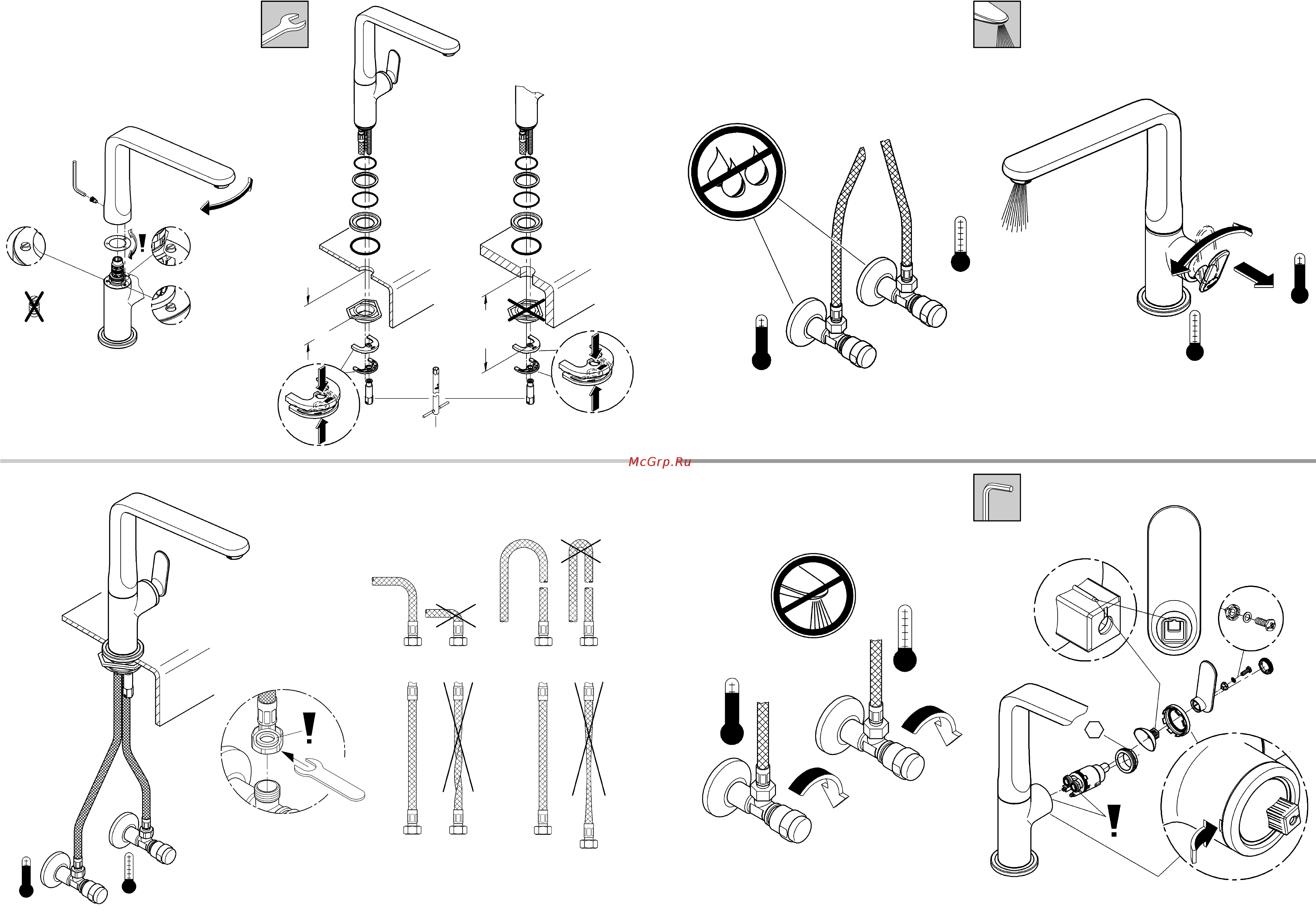 Grohe Veris 32198000 Инструкция по эксплуатации онлайн [3/14] 274720