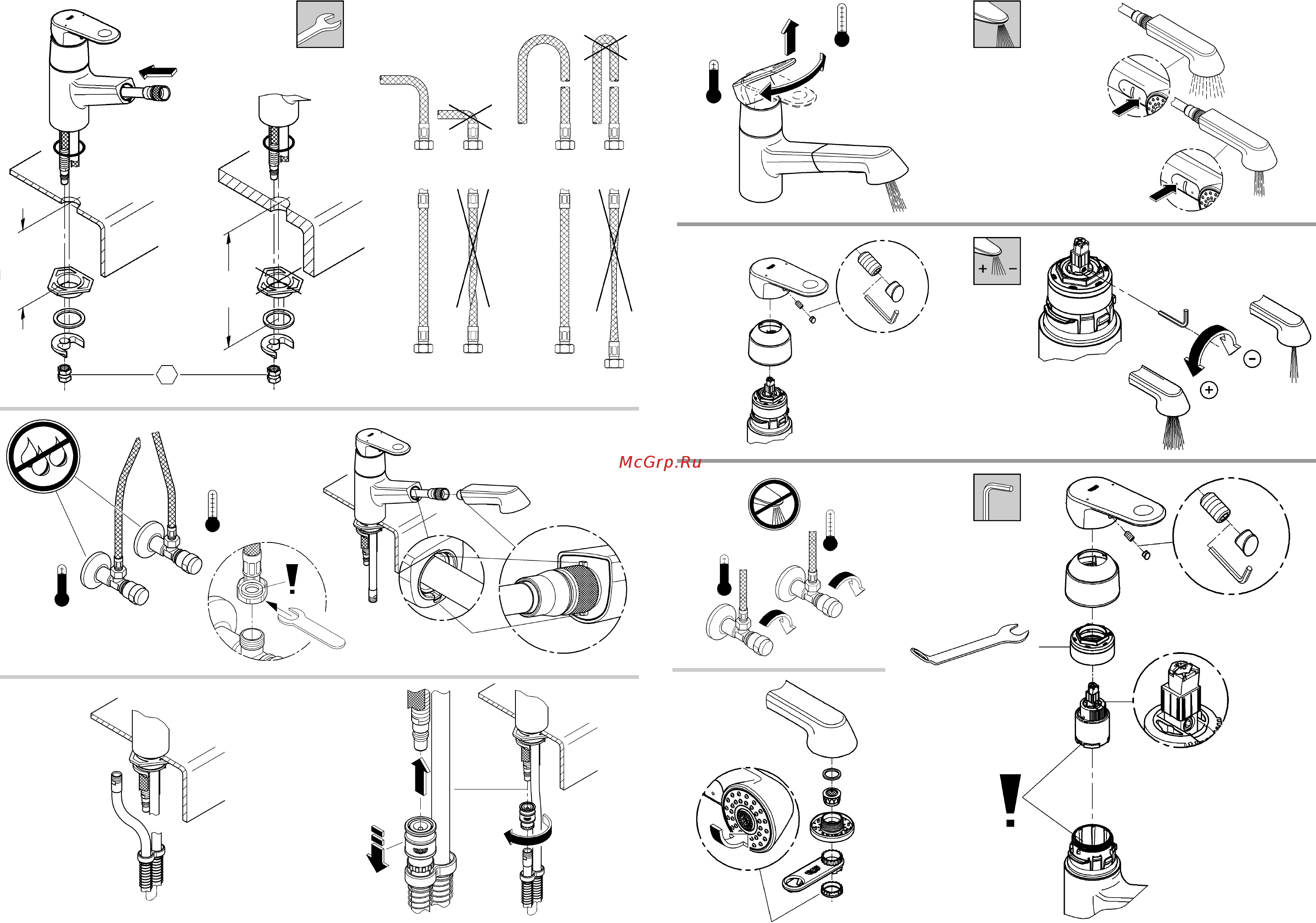 Grohe Europlus II 32942002 Инструкция по эксплуатации онлайн [3/20] 274724