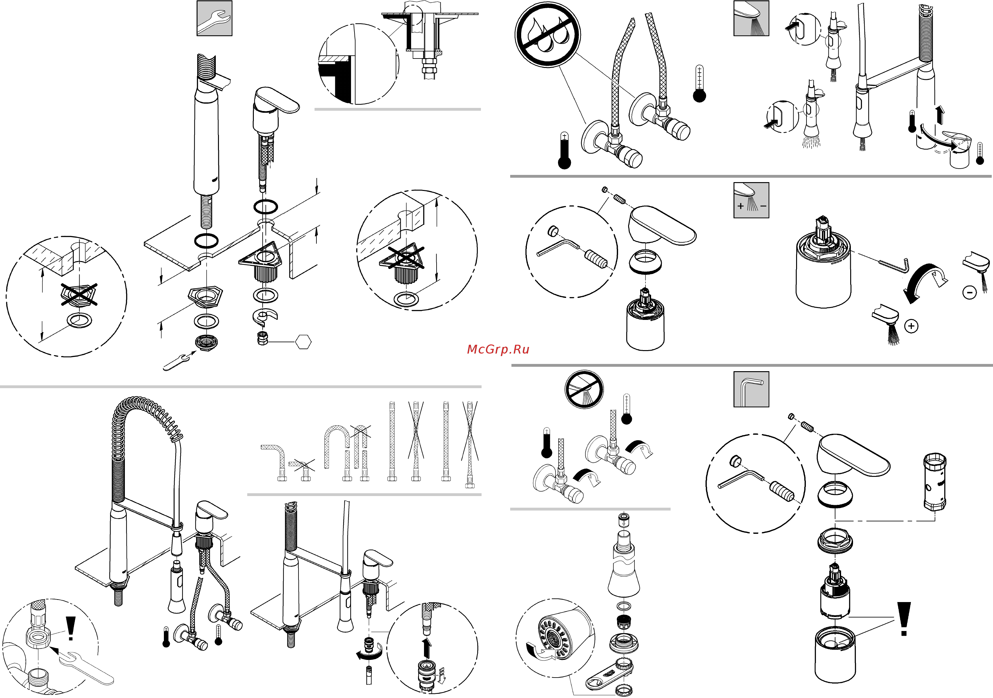 Grohe K7 32893000 Инструкция по эксплуатации онлайн [3/20] 274735
