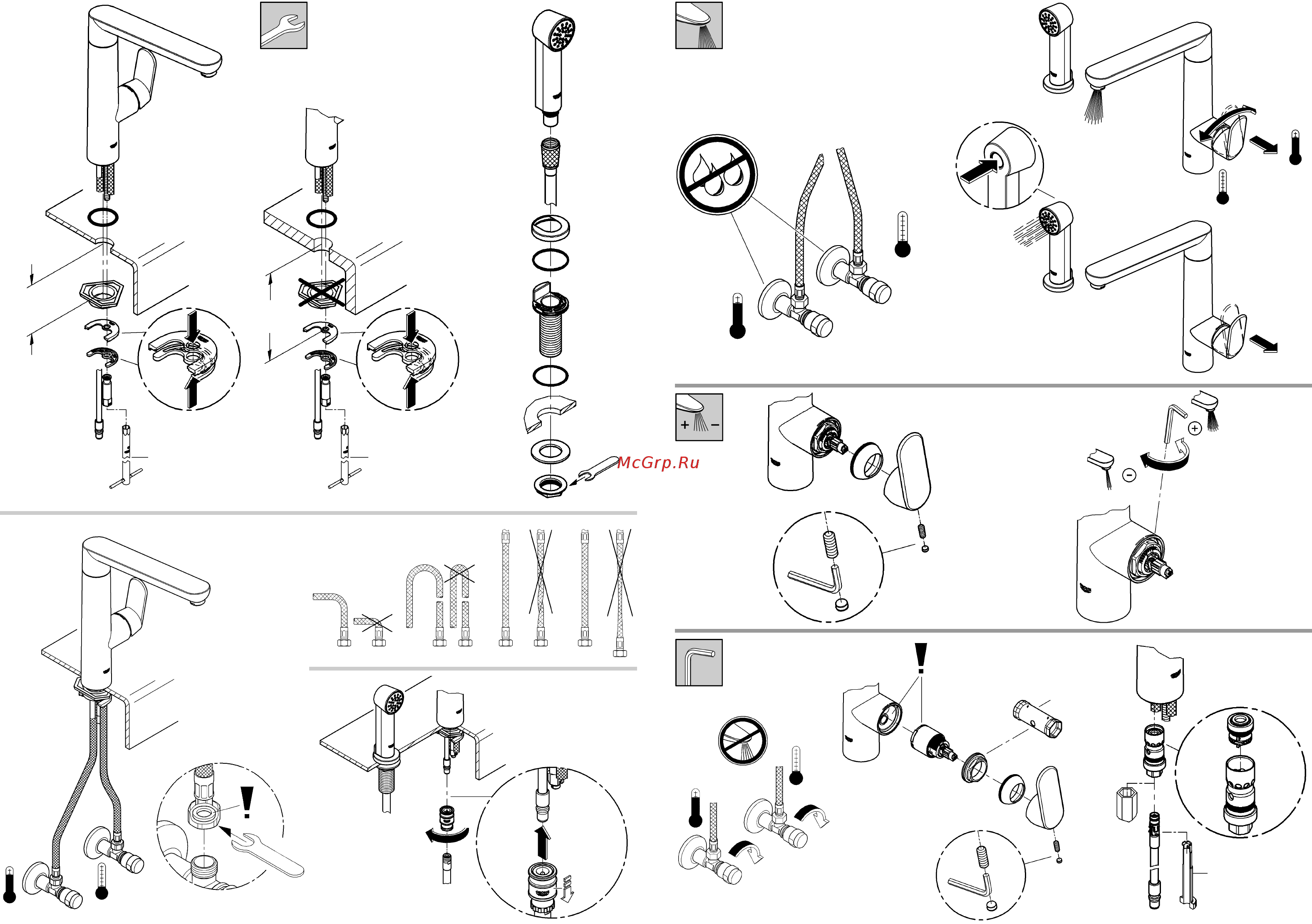 Grohe K7 32179DC0 Инструкция по эксплуатации онлайн [3/18] 274736