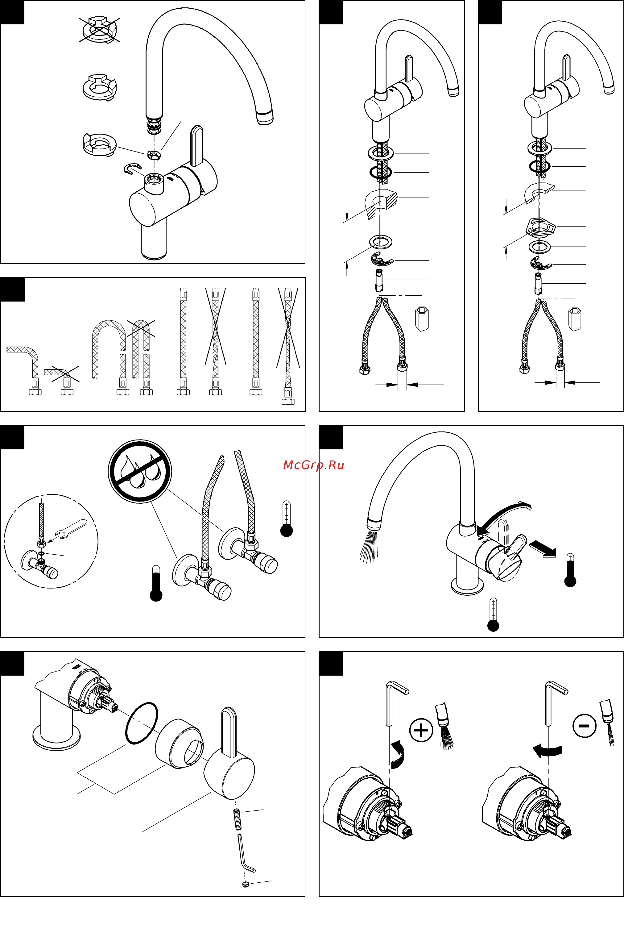 Grohe Flair 32452000 Инструкция по эксплуатации онлайн [3/28] 274739