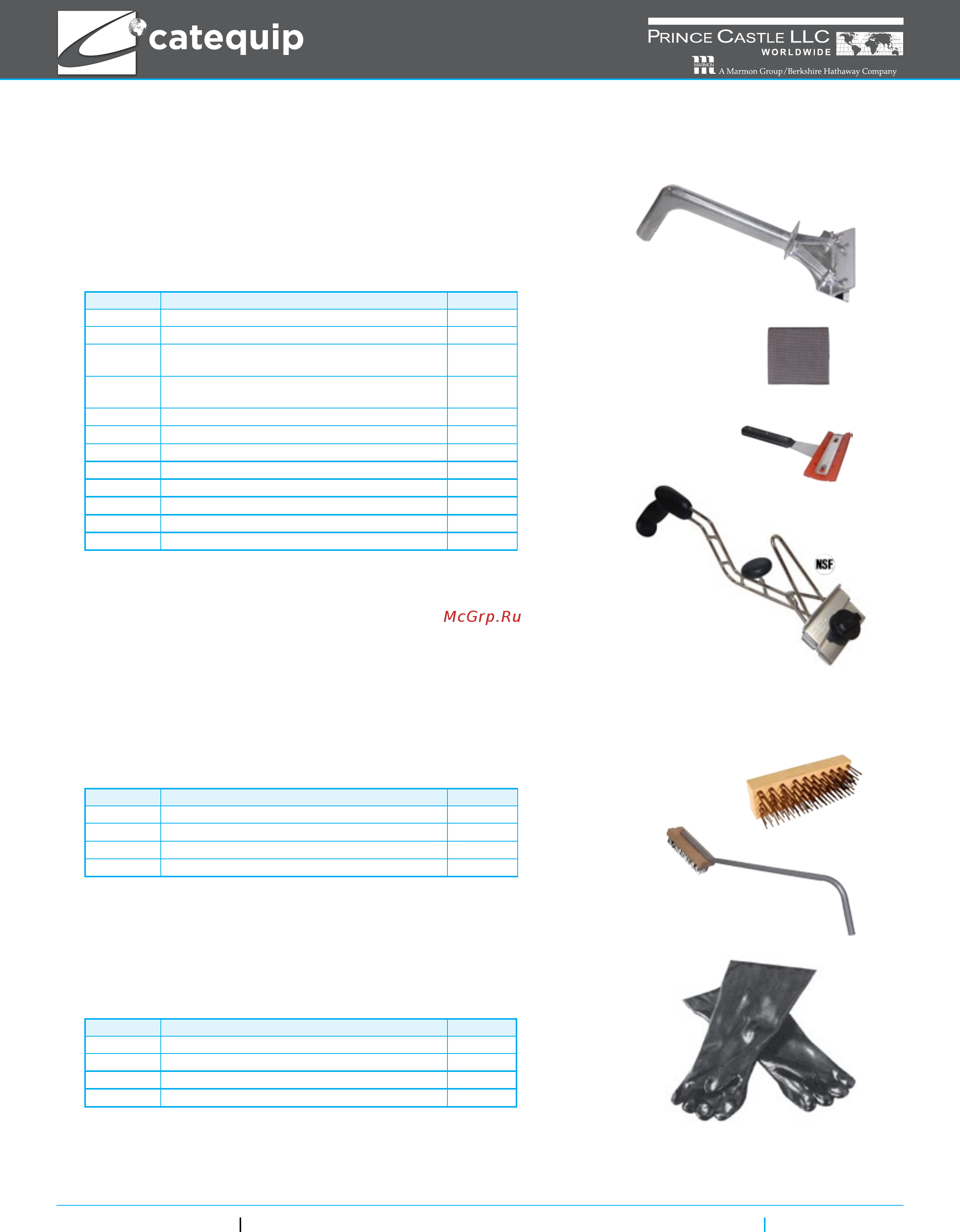 Prince Castle 297-T9FCE [10/18] Grill maintenance tools scrapers polishers and wipers