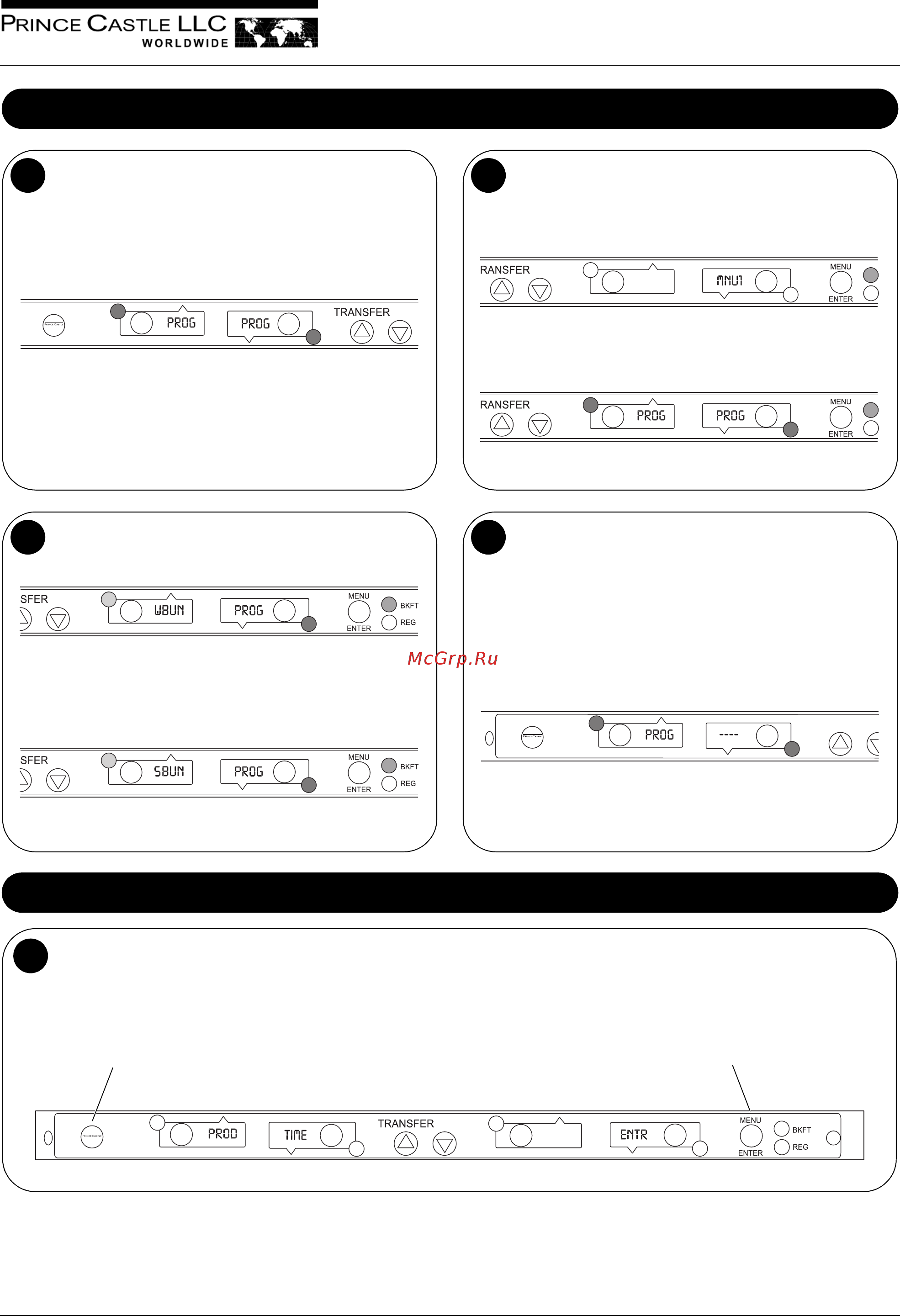 Prince Castle DHB2PT-27BCE [7/17] Programming the menus