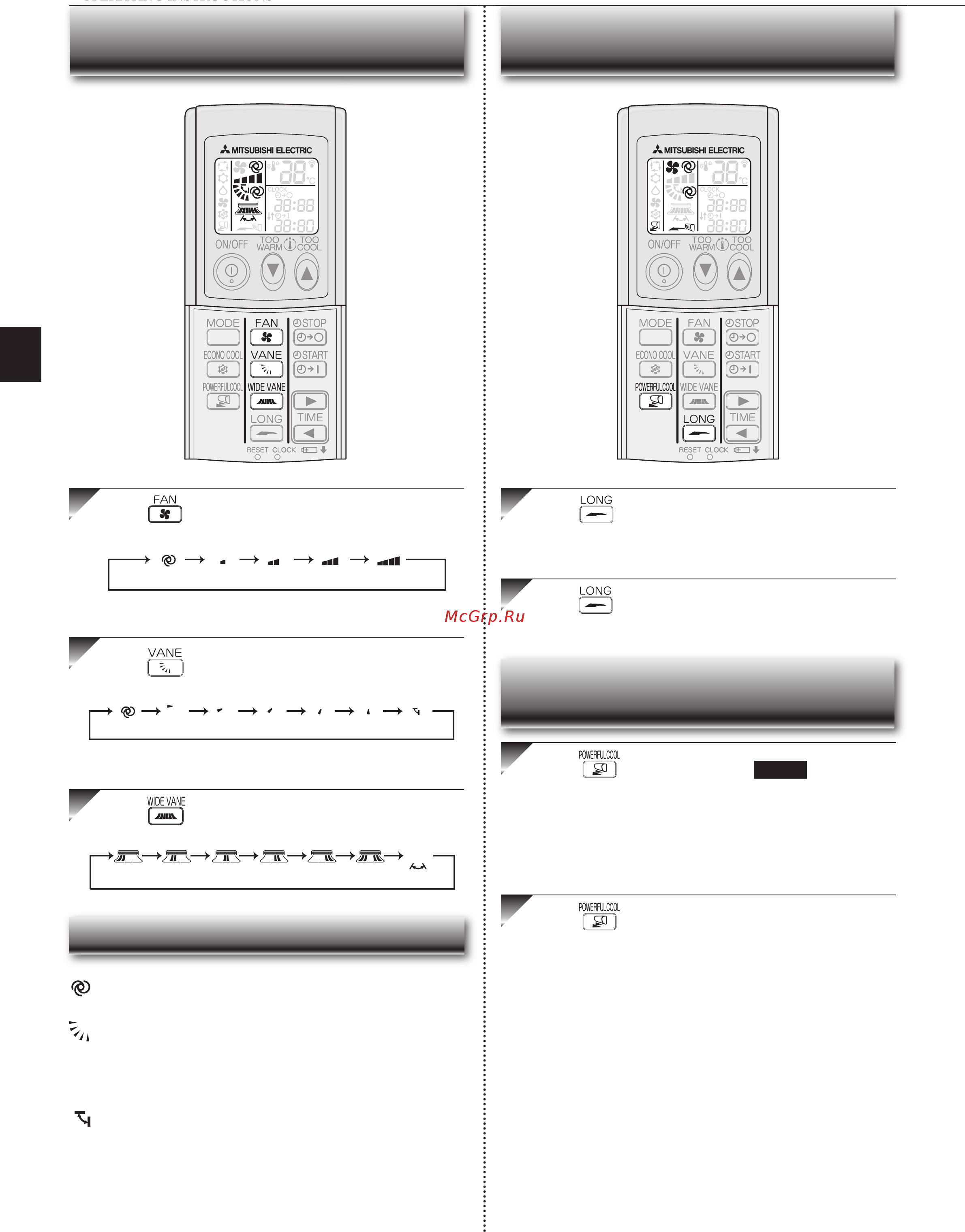 Mitsubishi Electric MS-GF60VA / MU-GF60VA [6/20] Ong operation