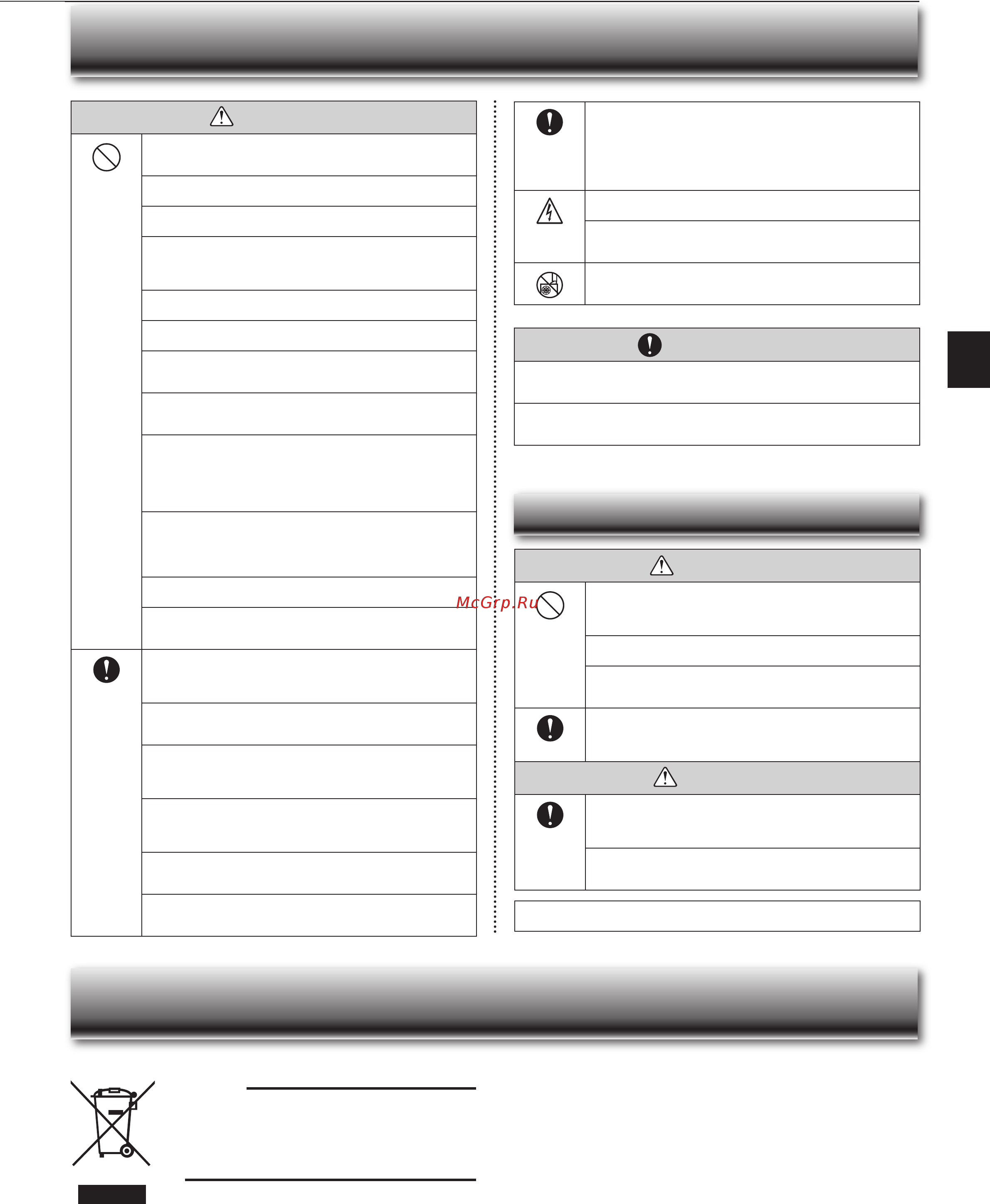 Mitsubishi Electric MSZ-SF42VE / MUZ-SF42VE [3/22] Afety precautions