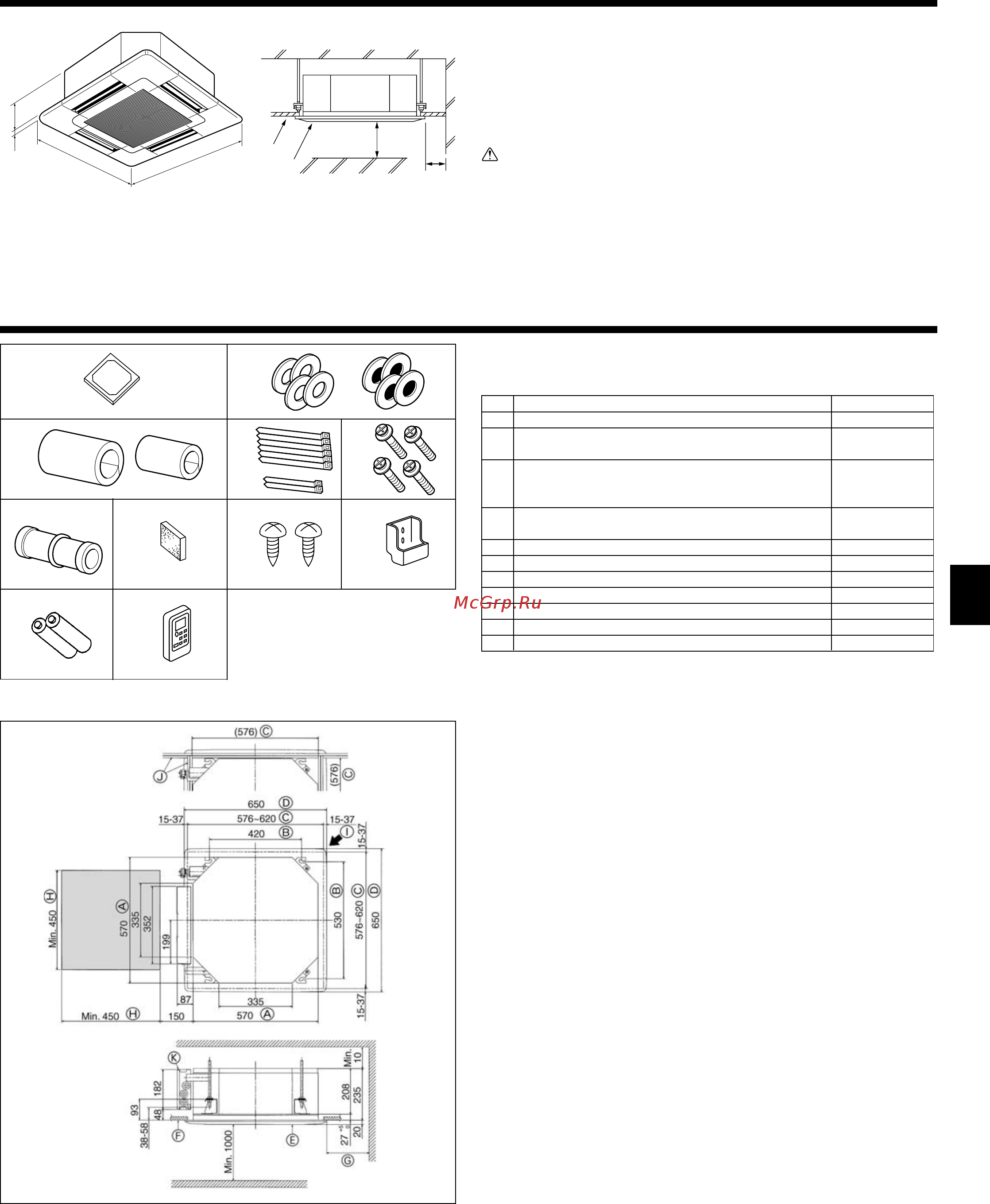 Mitsubishi Electric SLZ-KA25VAL / SUZ-KA25VA + декор. панель SLP-2ALW [3/32] Installation diagram