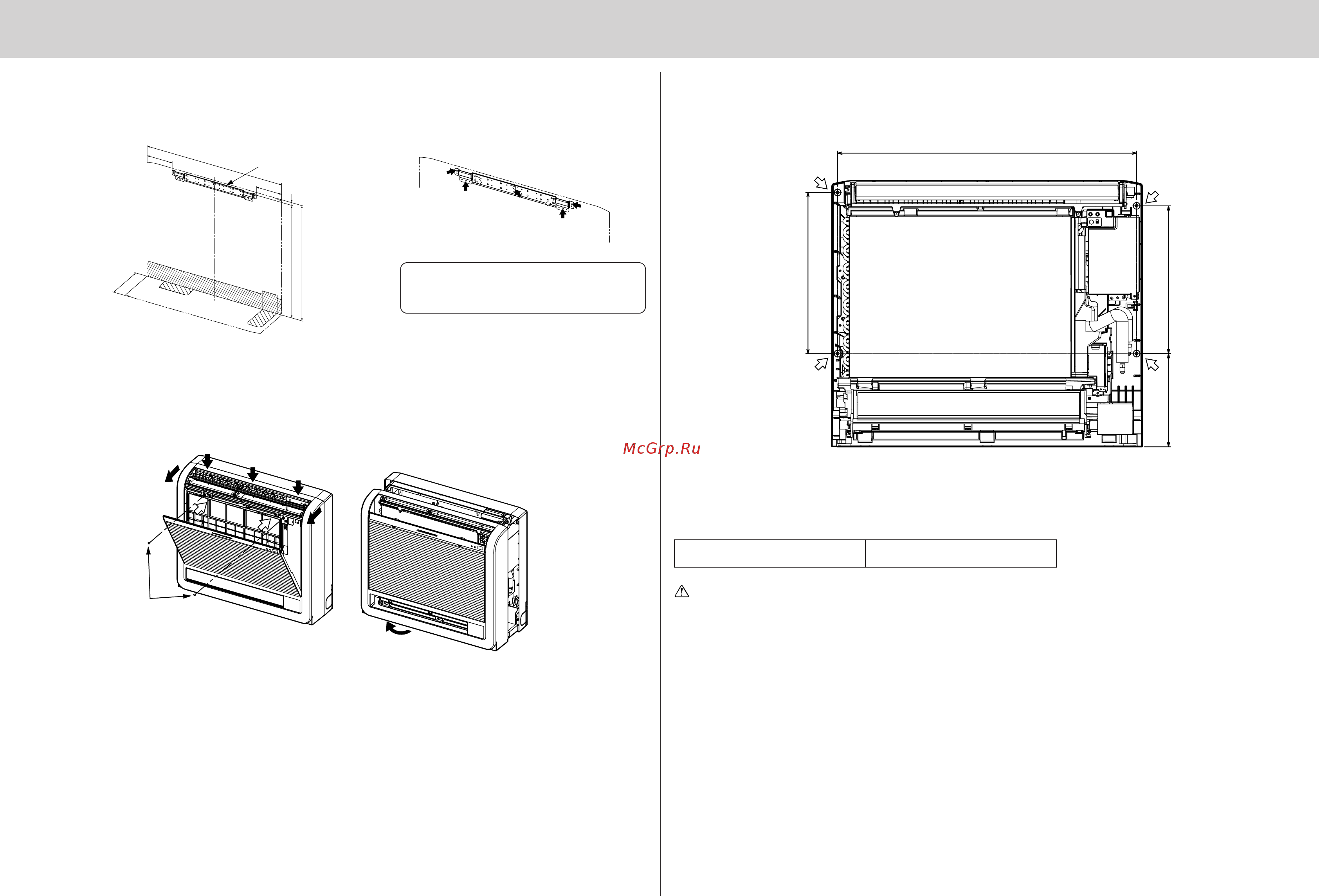 Mitsubishi Electric MFZ-KA50VA / SUZ-KA50VA [4/24] Indoor unit installation