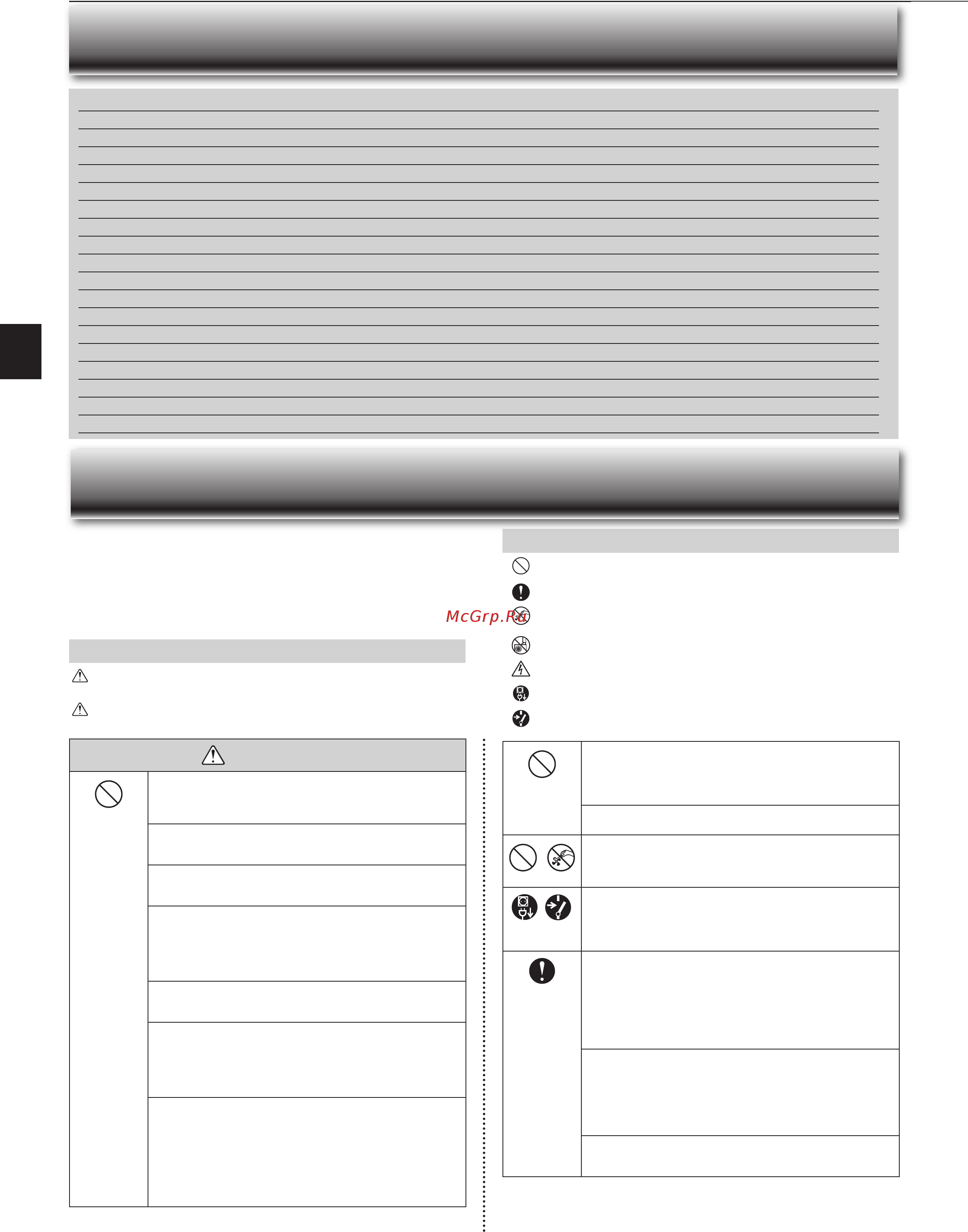 Mitsubishi Electric MSZ-FH50VE / MUZ-FH50VE [2/28] Ontents