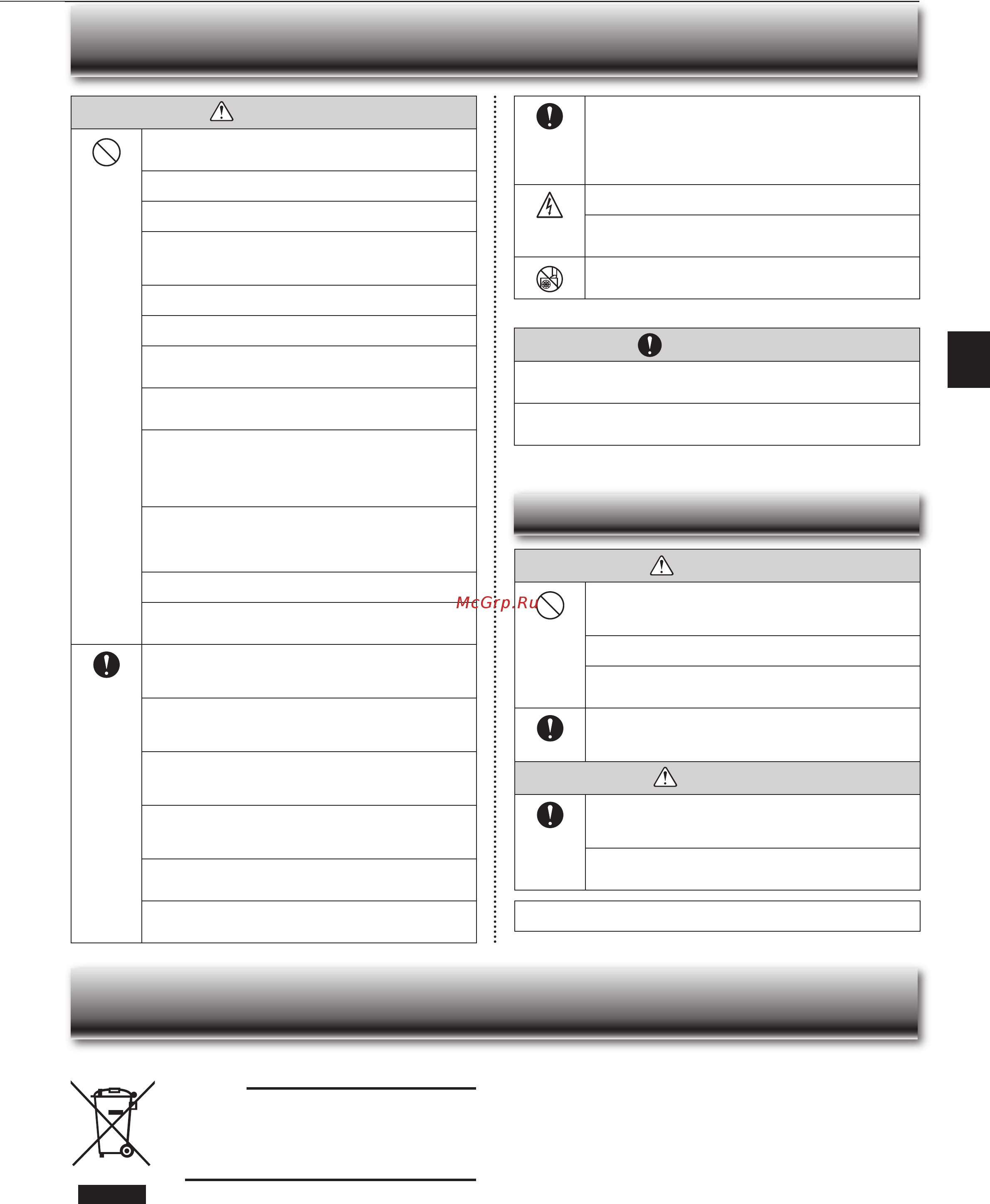 Mitsubishi Electric MSZ-FH50VE / MUZ-FH50VE [3/28] Afety precautions