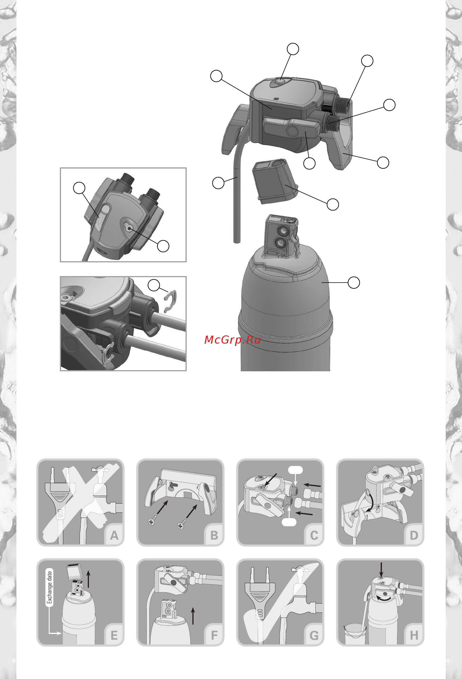 Brita PURITY C150 №8 Инструкция по эксплуатации онлайн [3/18] 275127
