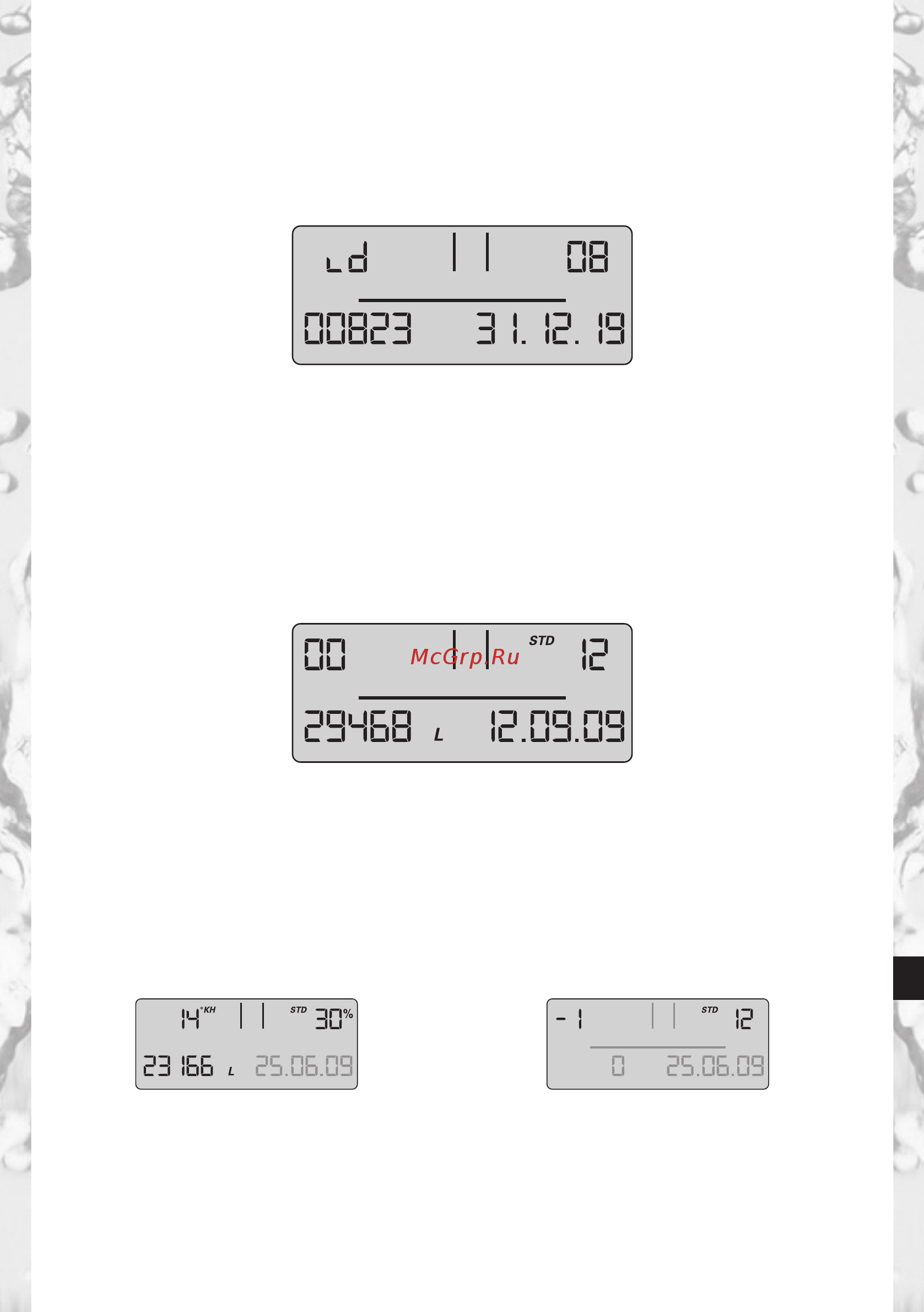 Brita PURITY 600 Finest [161/190] Kontrolmodus