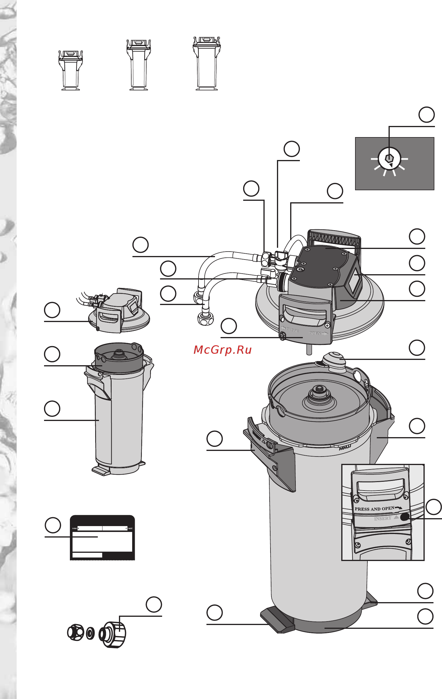 Brita PURITY 600 Finest Инструкция по эксплуатации онлайн [3/190] 275158