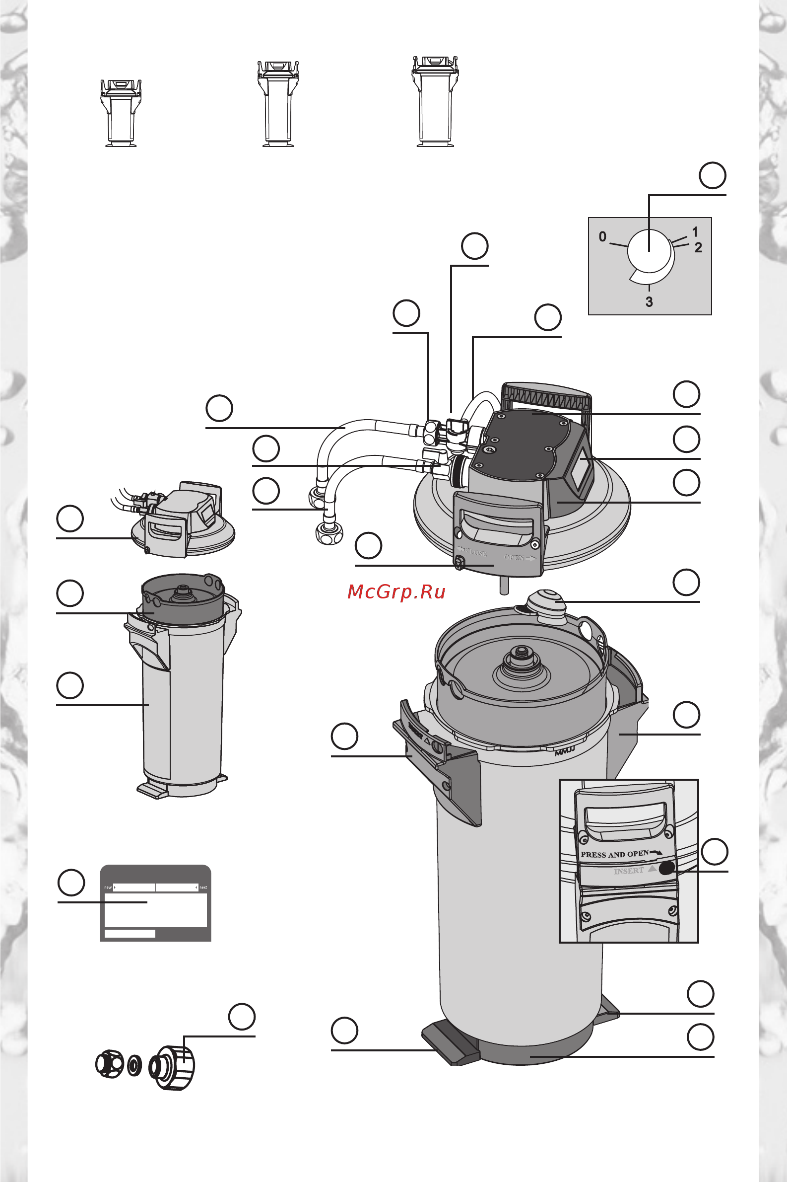 Brita PURITY 1200 Steam с дисплеем [3/162] Begriffsübersicht