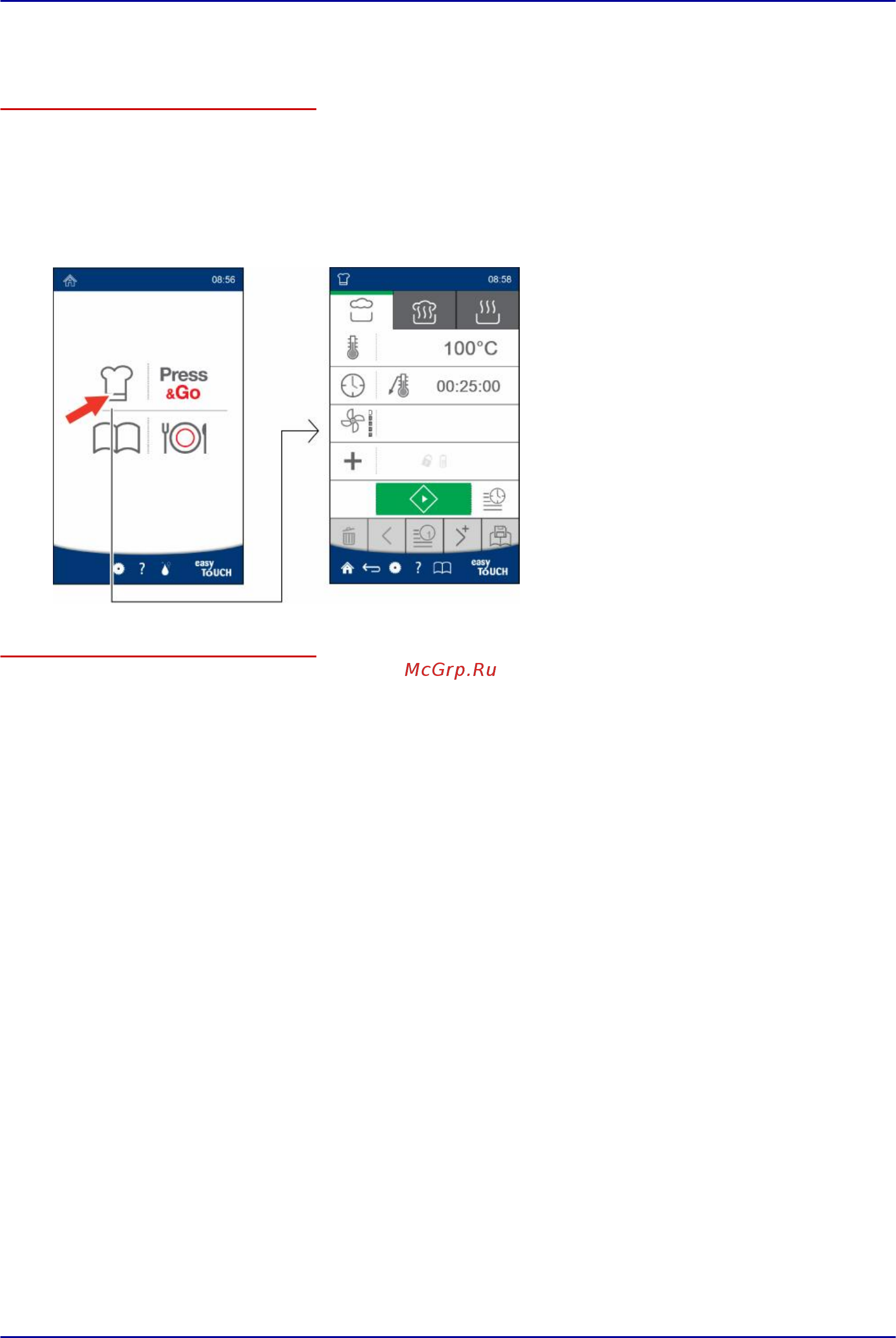Convotherm 4 easyTouch 6.10 EB [13/92] Управление easytouch