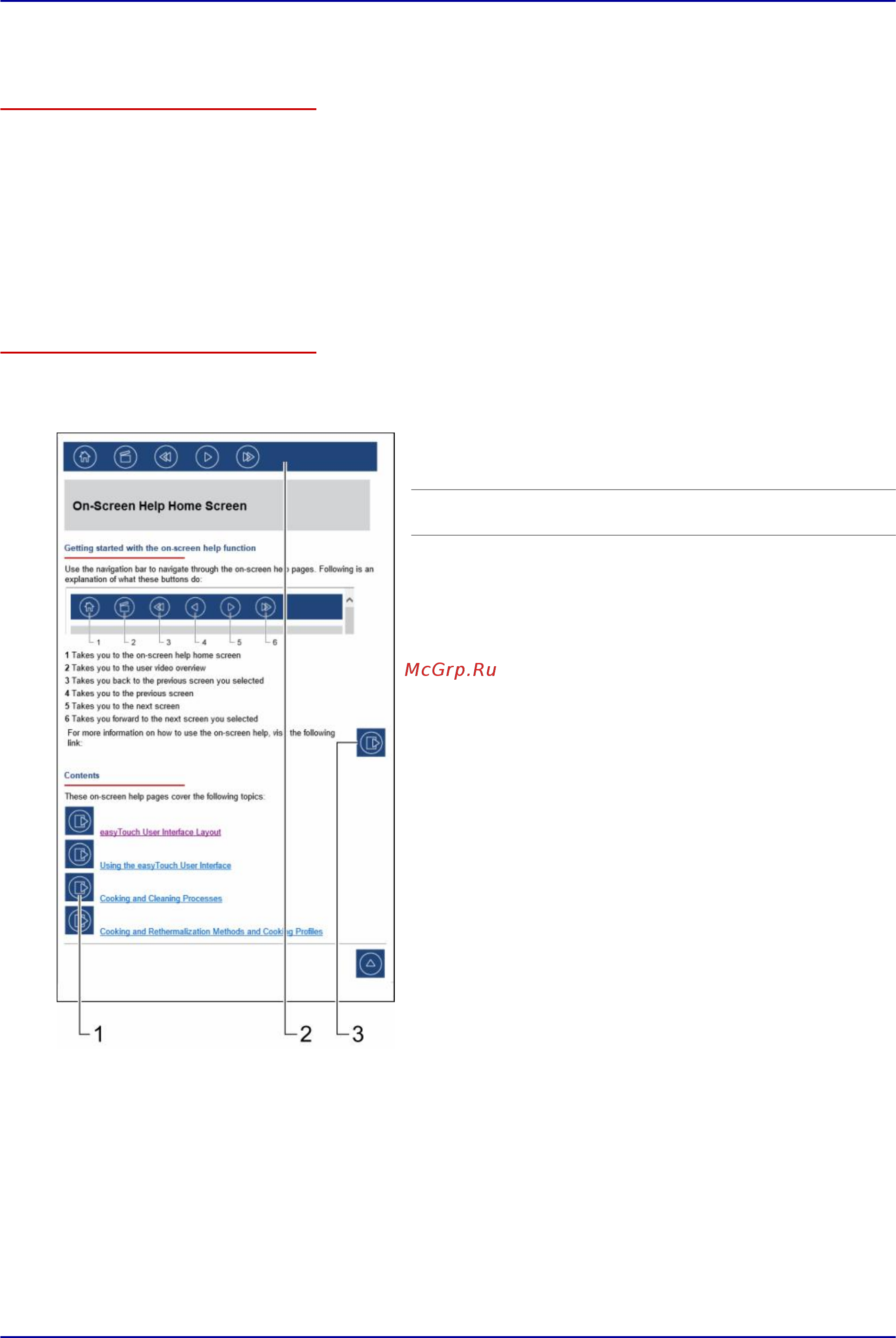 Convotherm 4 easyTouch 6.10 EB [15/92] Функции на исходной странице