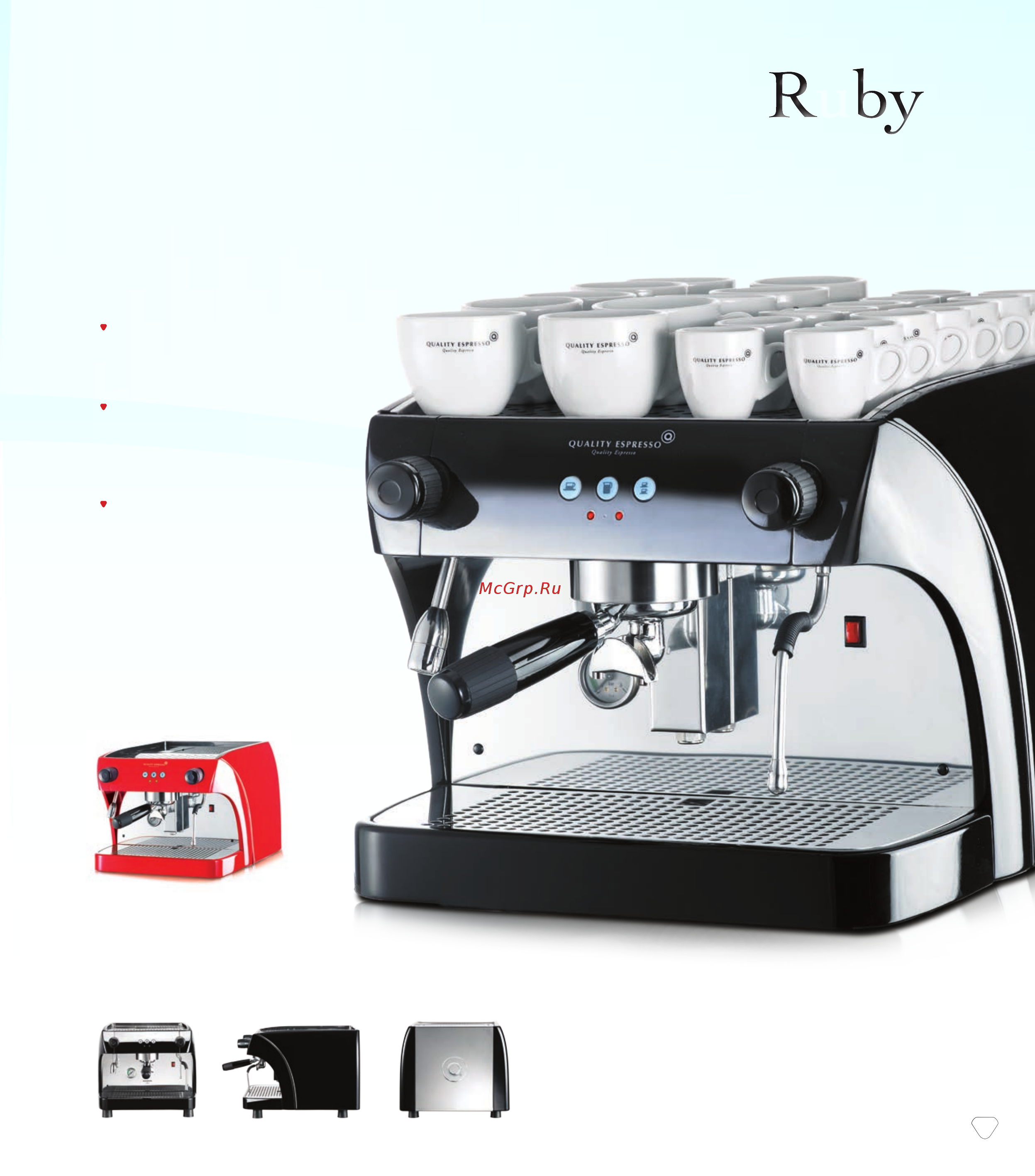 Quality Espresso Ruby Pro black [5/8] Small but powerful