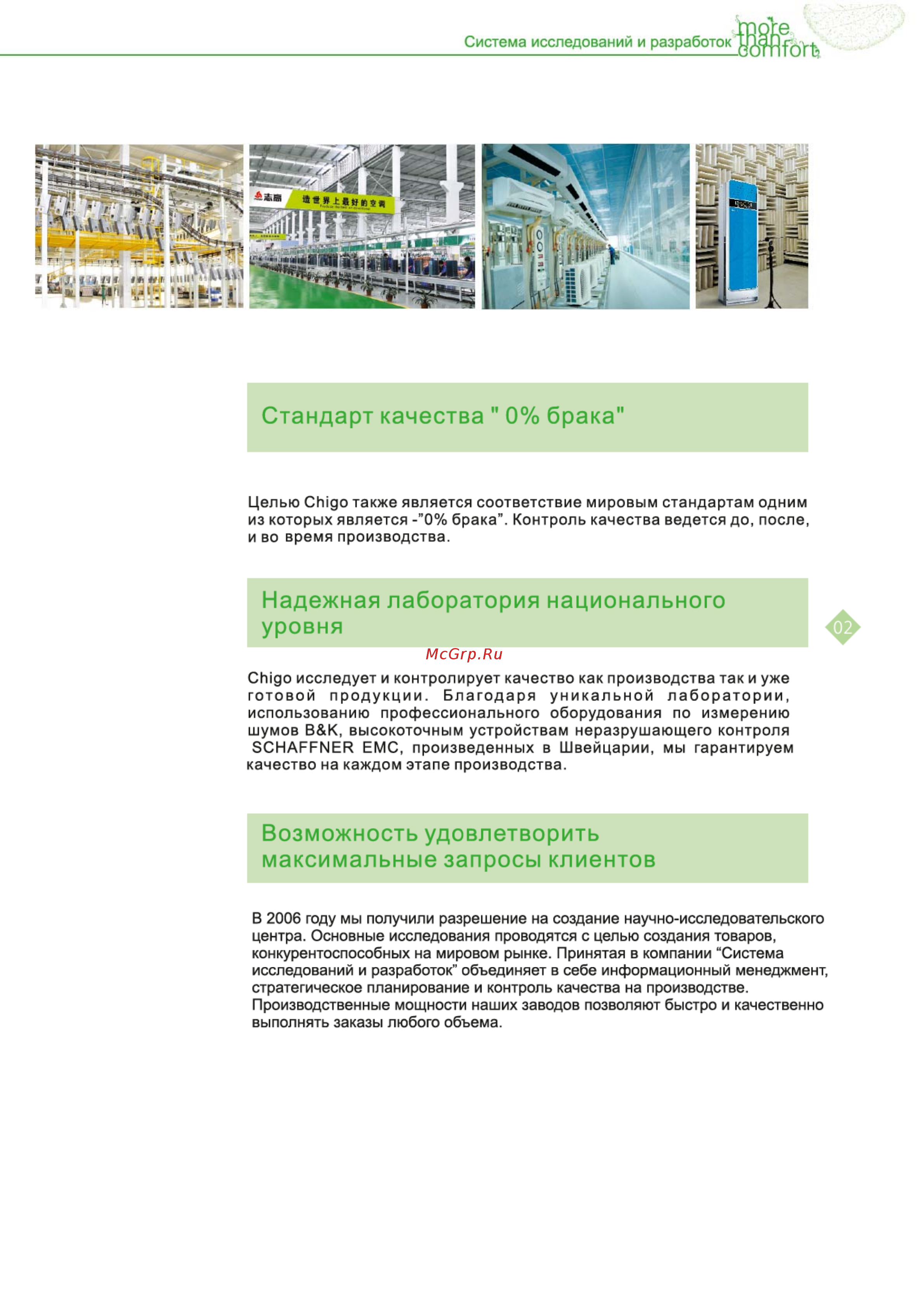 Chigo CS/CU-21H3A-V84 [5/28] Возможность удовлетворить максимальные запросы клиентов