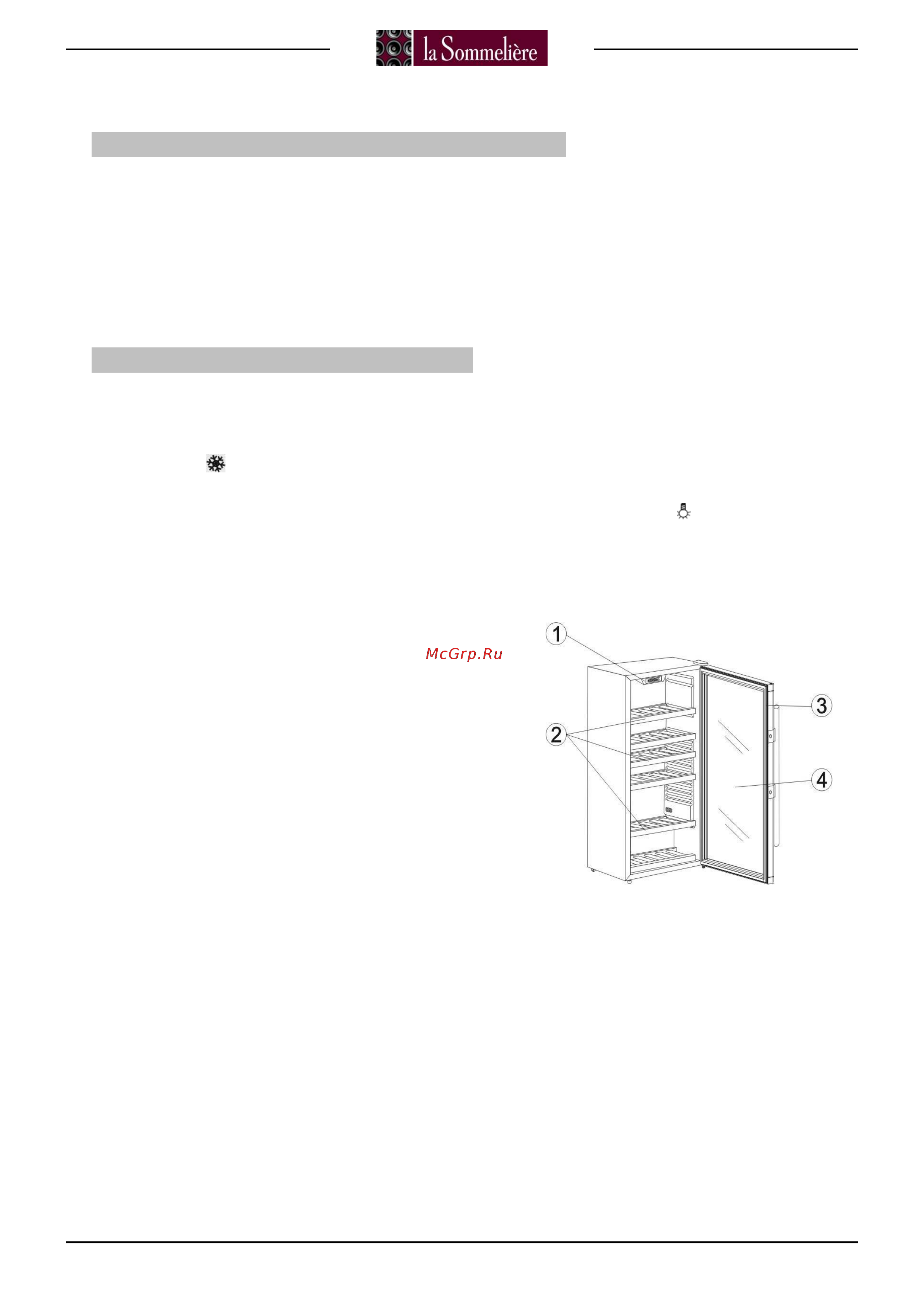 La Sommeliere CVD121V [6/10] Cvn120 cvd121v cvd131v cvd140v