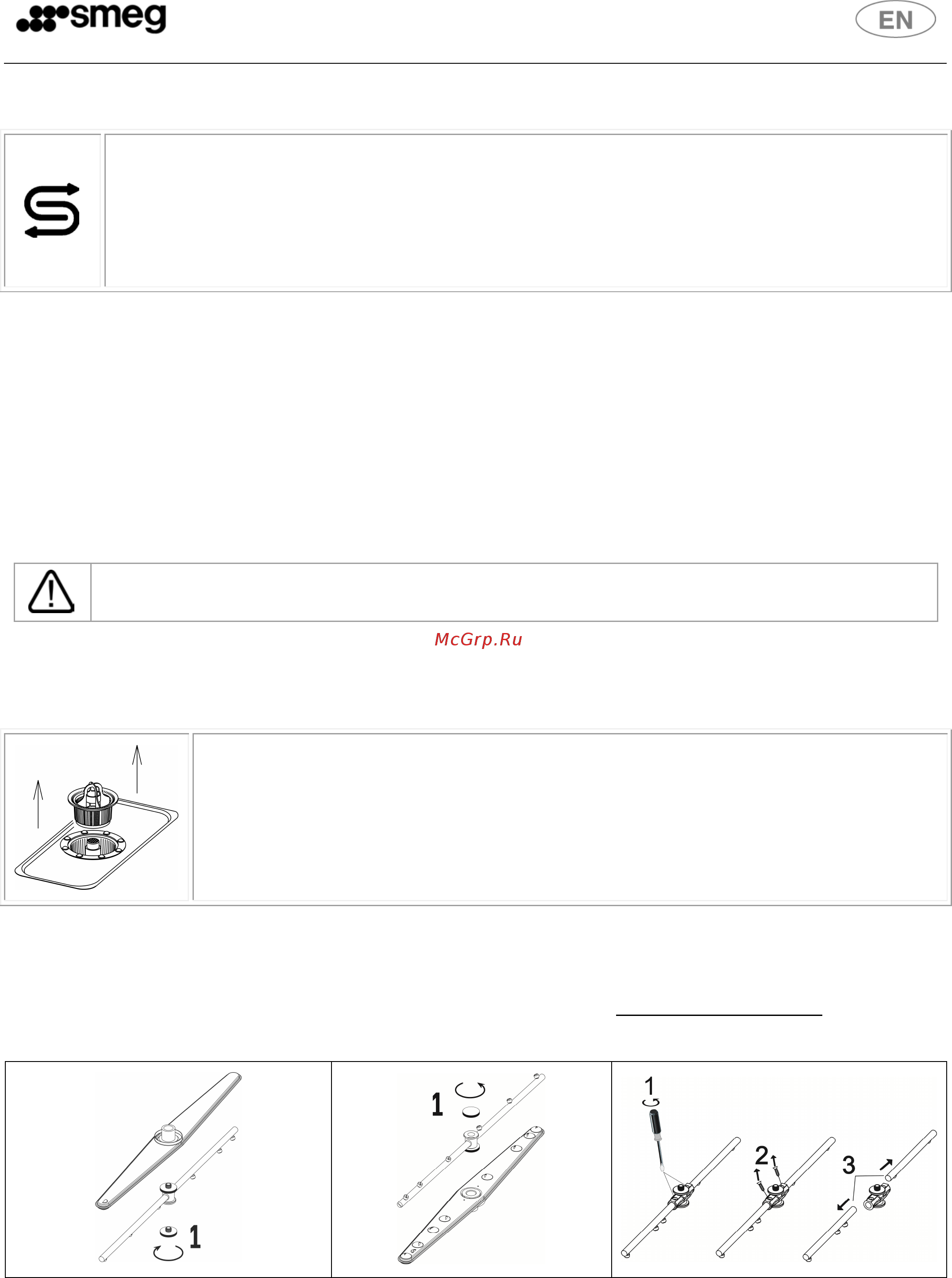 Smeg CW511MDA-2 [21/24] Maintenance and cleaning