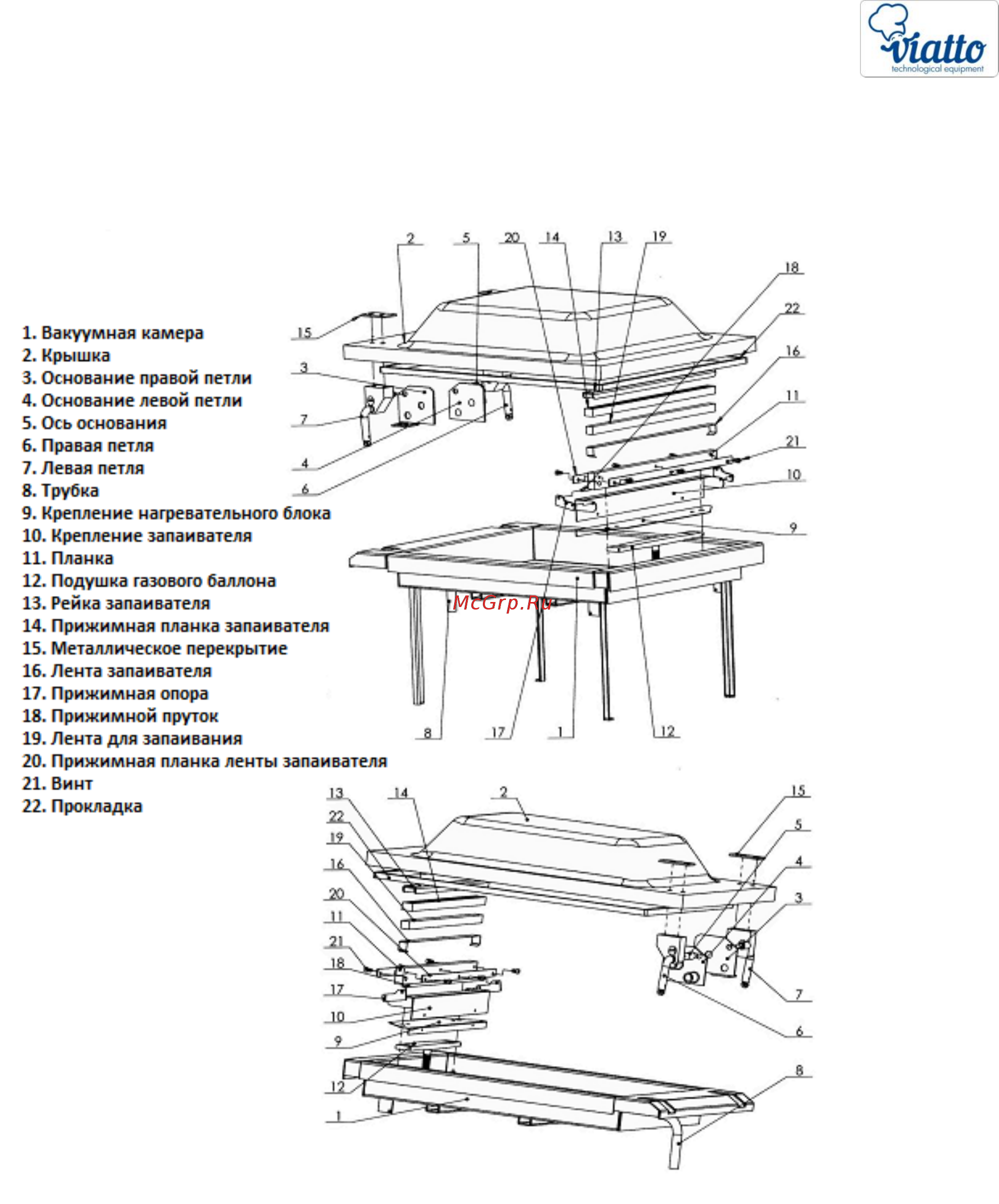 VIATTO DZ-300/PJ [11/26] Указания по замене запчастей