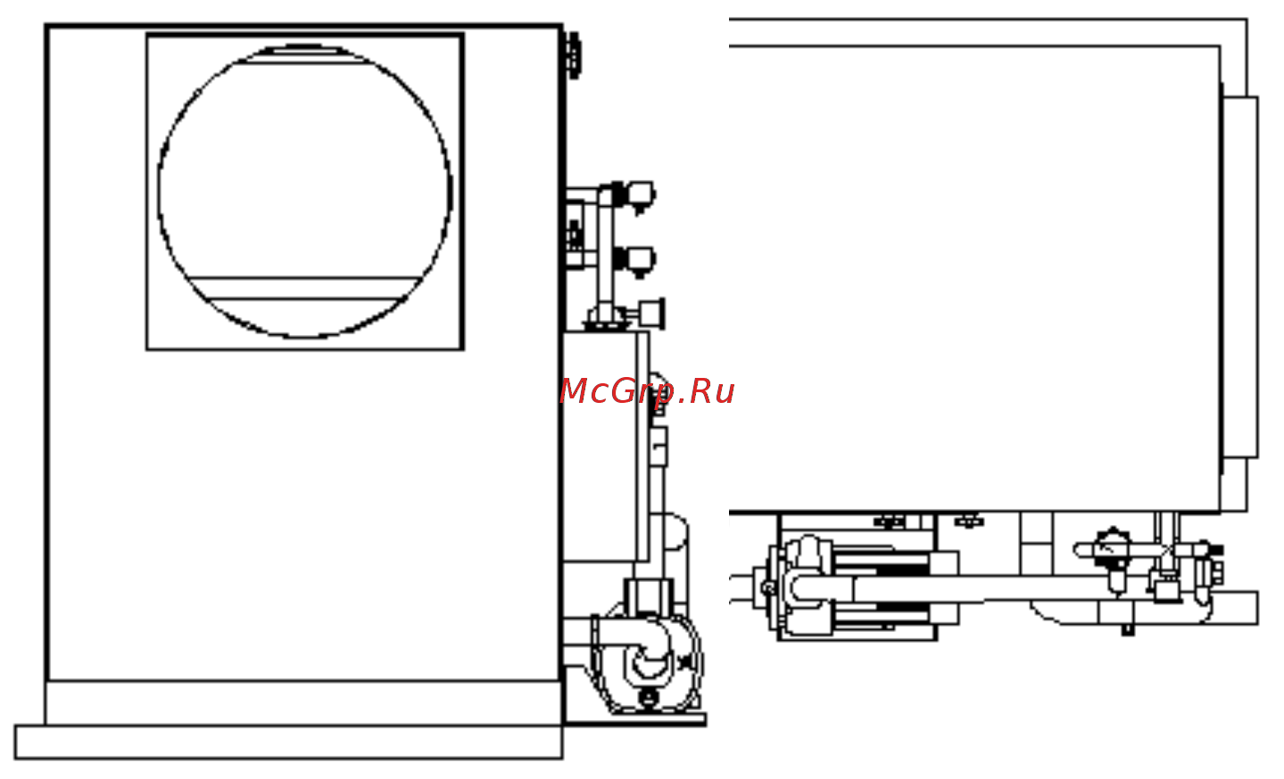 Smoki MAXI GRILL 350 RL [12/31] Левая сторона верхняя часть