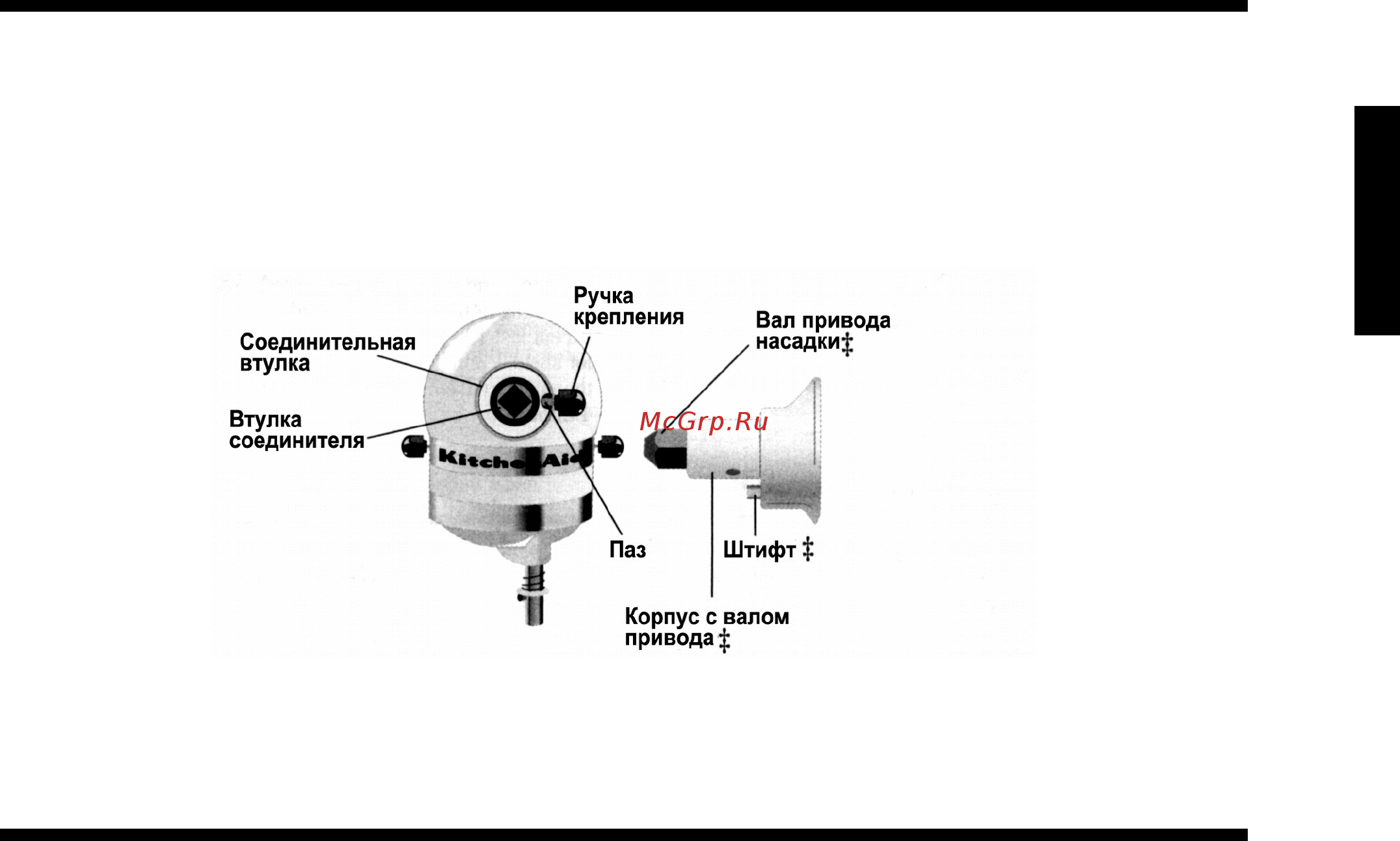 KitchenAid 5KSM150PSECP медный [11/12] Насадки и принадлежности
