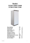 TEFCOLD UF700V Инструкция по эксплуатации