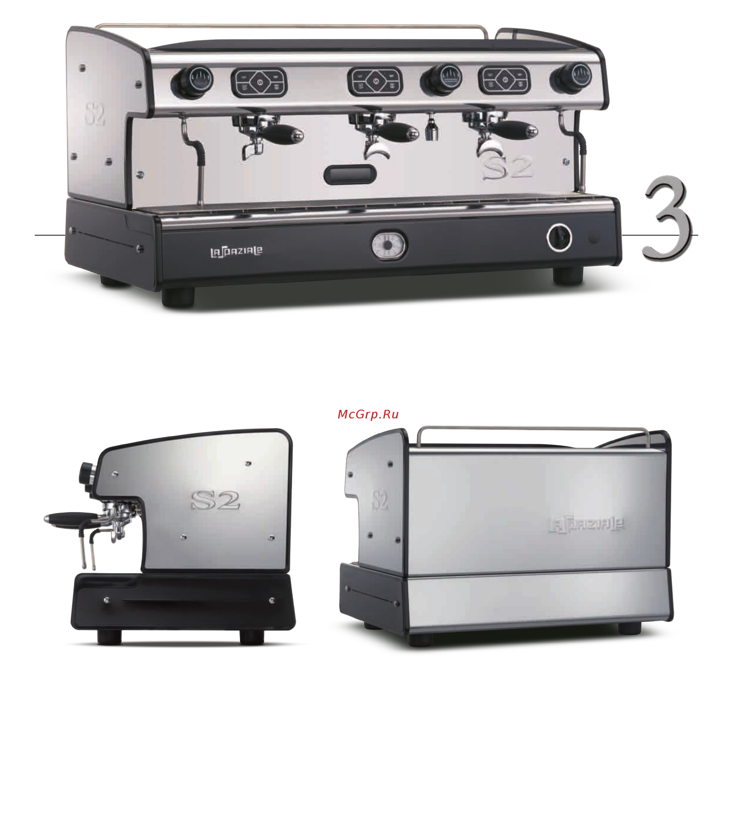 La Spaziale S2 EK TA 3 GR [3/12] Electronic coffee machine with automatic dose setting machine à café électronique à dosage programmable máquina de café electrónica con erogador dosificado programable