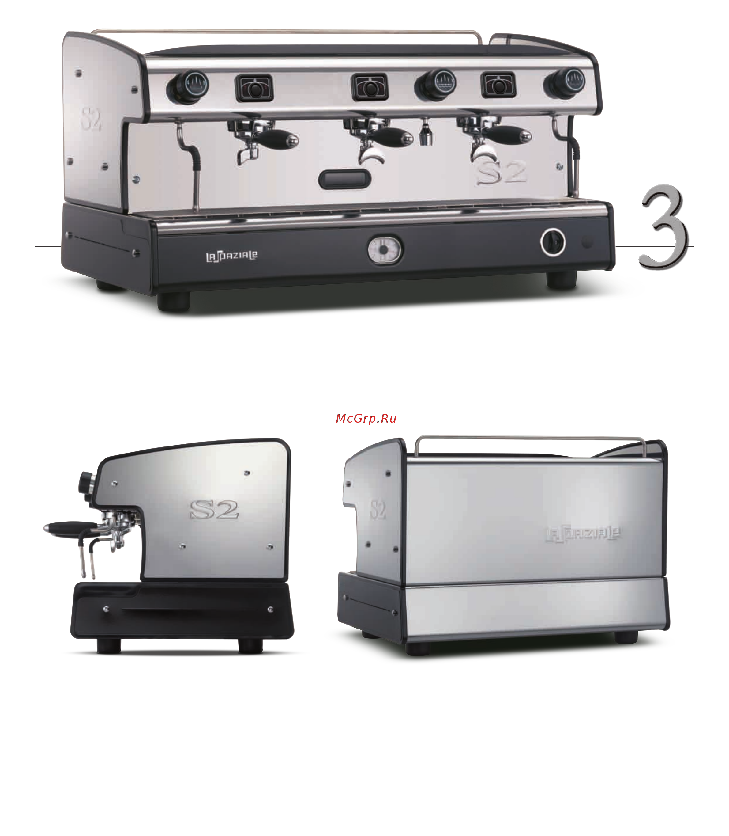 La Spaziale S2 EK TA 3 GR [5/12] Semiautomatic coffee machine with free flow delivery machine à café sémiautomatique à débit continu máquina de café semiautomática con erogación continua