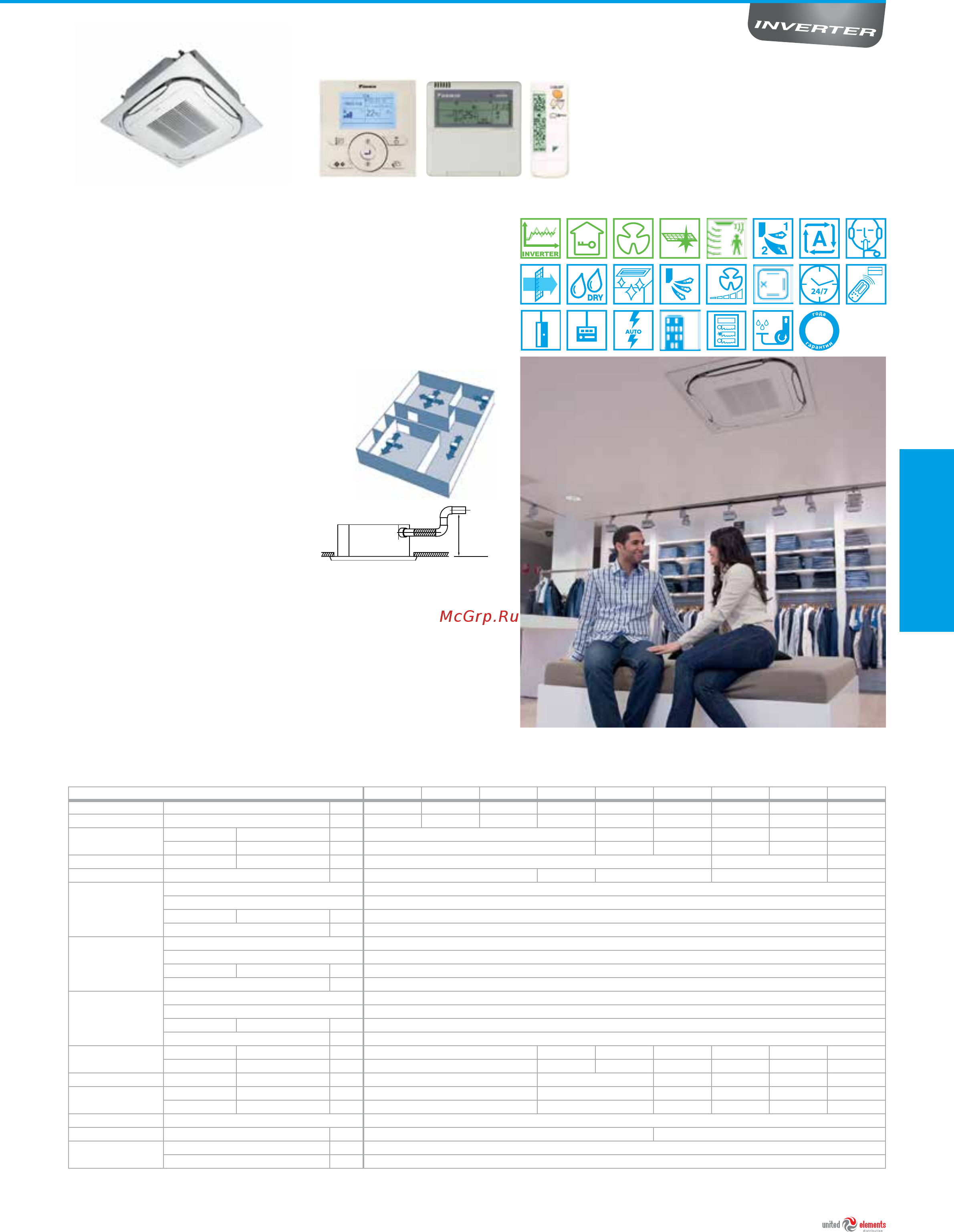 Daikin FCQG125F / RZQSG125L8V1 [119/184] Подмес свежего воздуха до 20 для обеспечения здорового микроклимата