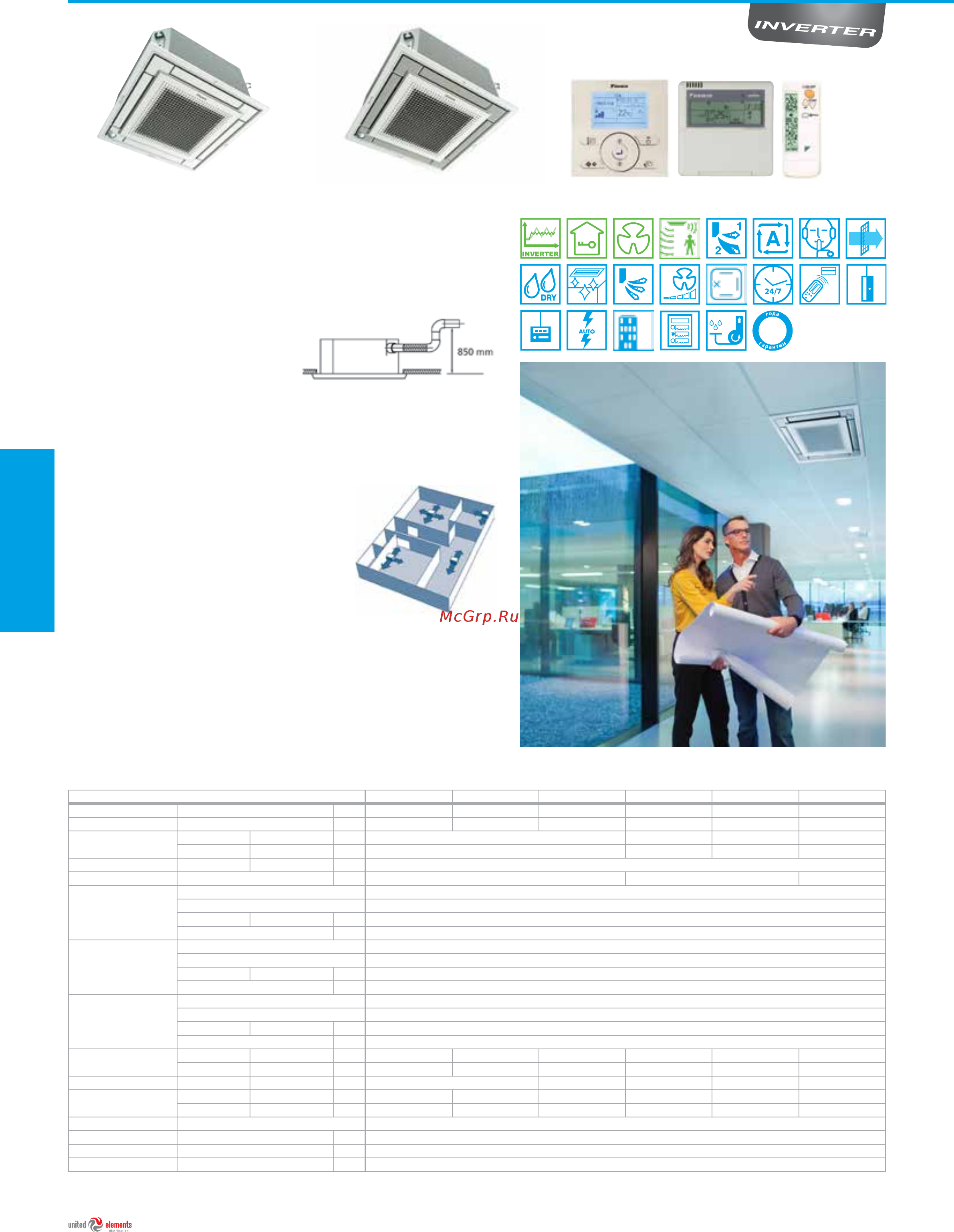 Daikin FBQ71D / RQ71BV3 [120/184] Индивидуальное управление створками кондиционера в