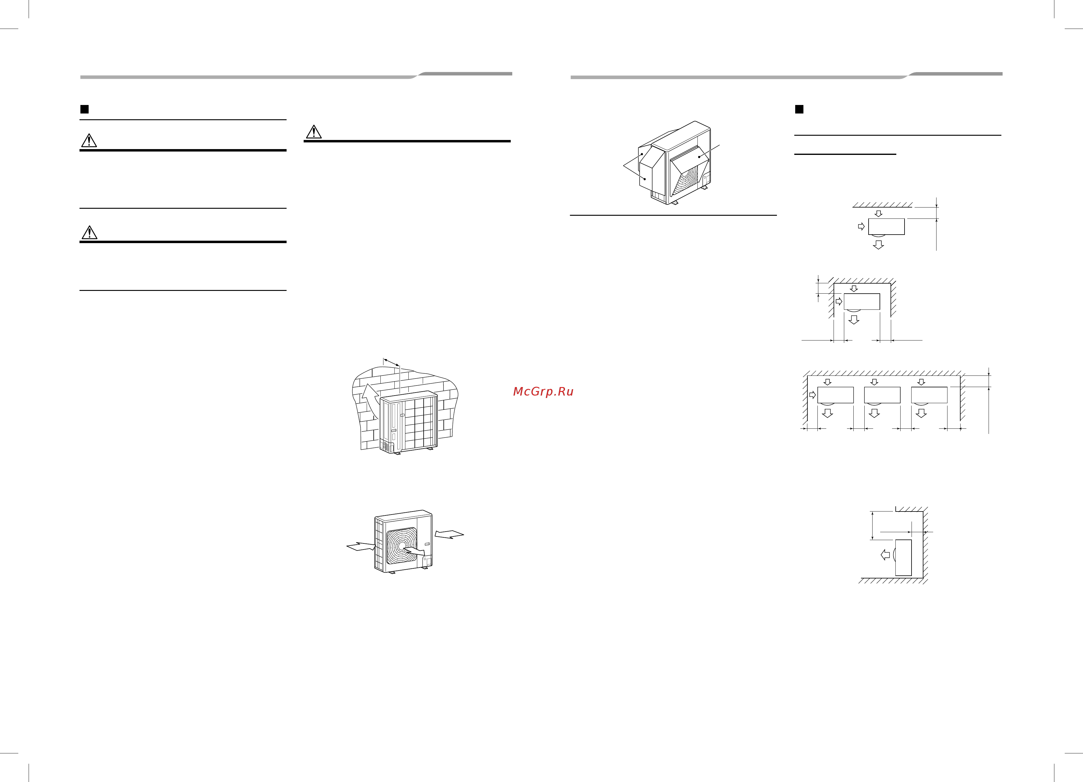 Toshiba RAV-SM1407CTP-E / RAV-SM1404ATP-E [32/48] Installation location