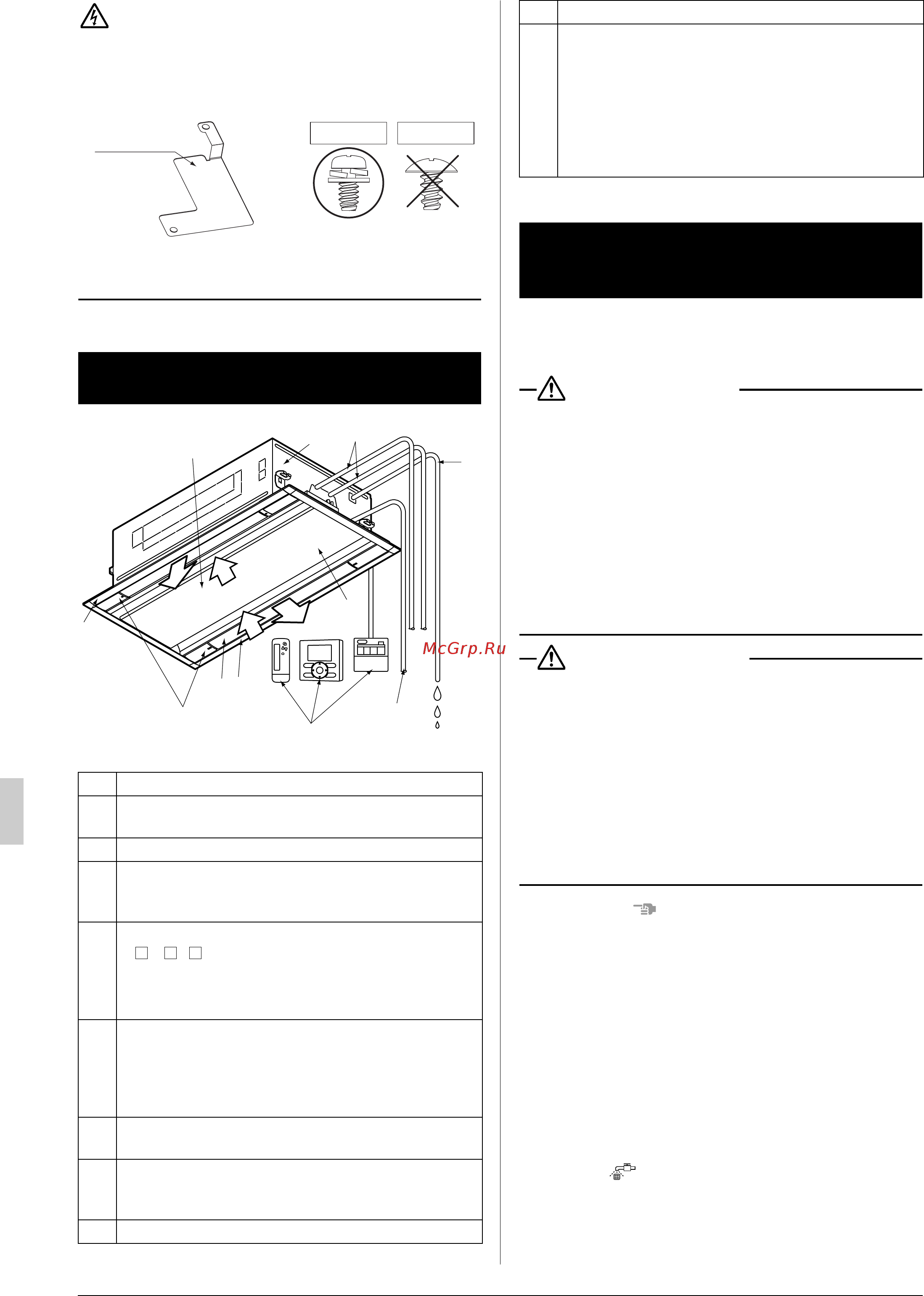 Daikin FXCQ20A + декор. панель BYBCQ40H [6/9] Наименования и функции компонентов