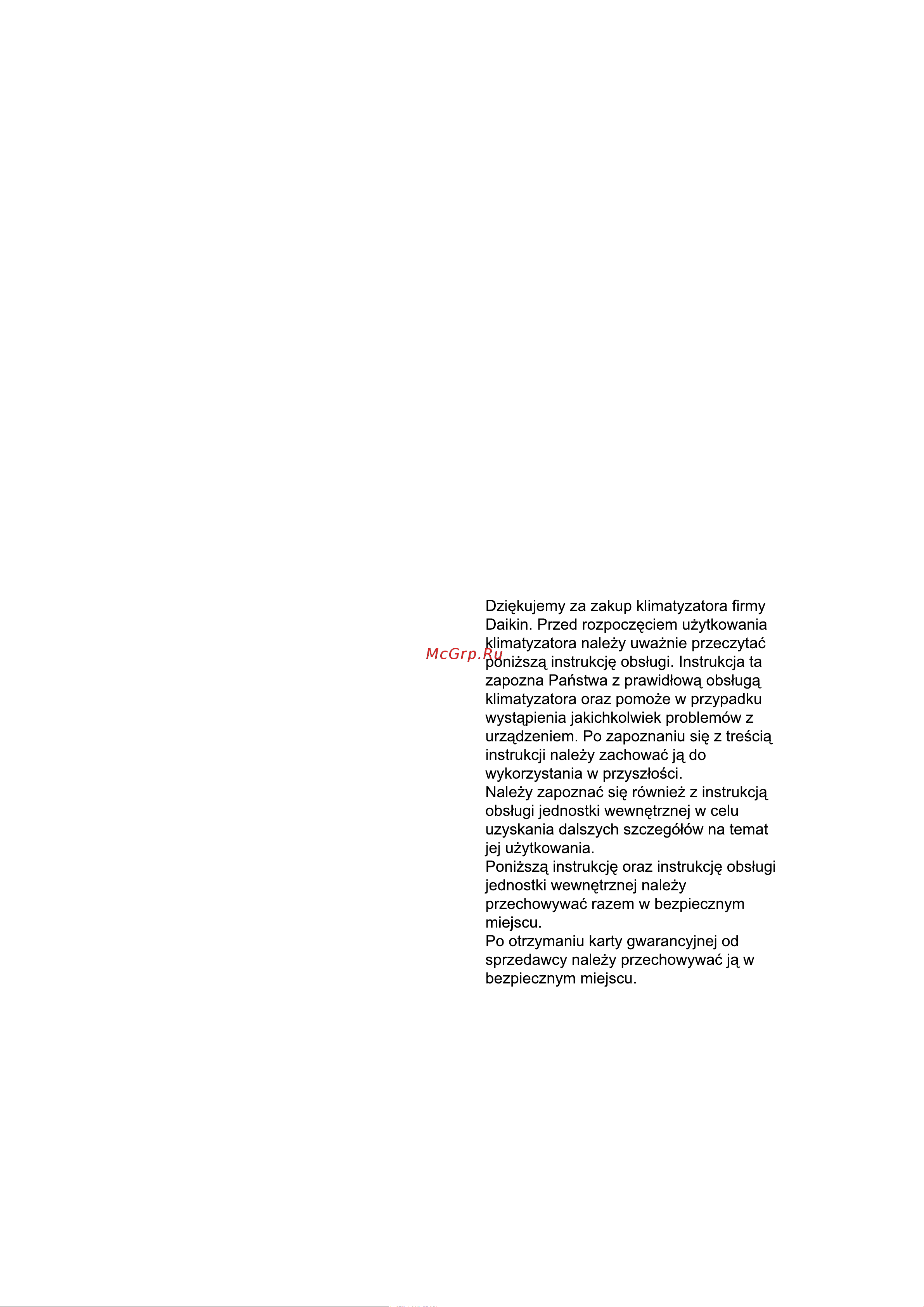 Daikin RTSQ14PA Инструкция по эксплуатации онлайн [2/23] 277862
