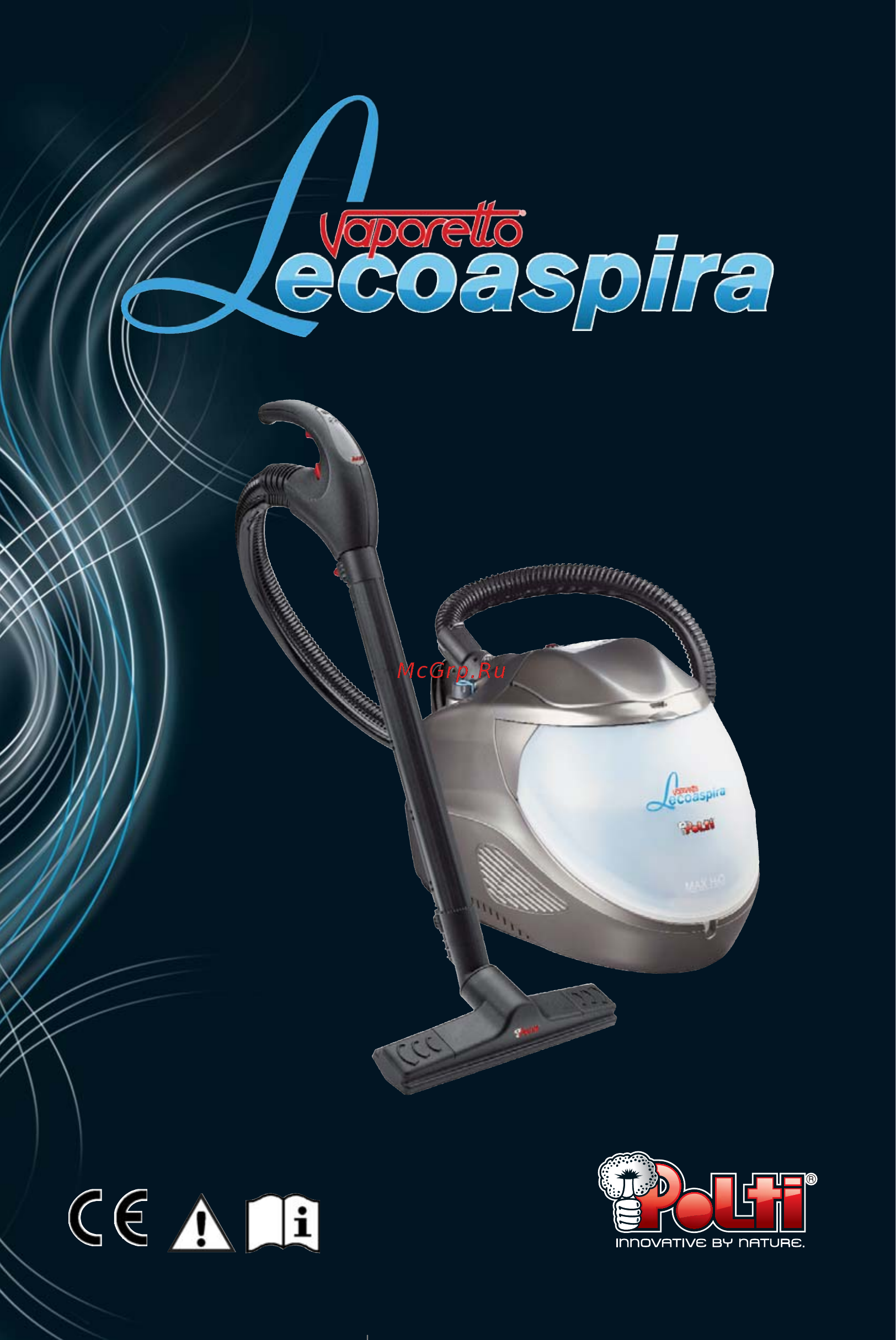 Polti Vaporetto Lecoaspira Turbo & Allergy + Ferro Pro Инструкция по эксплуатации онлайн