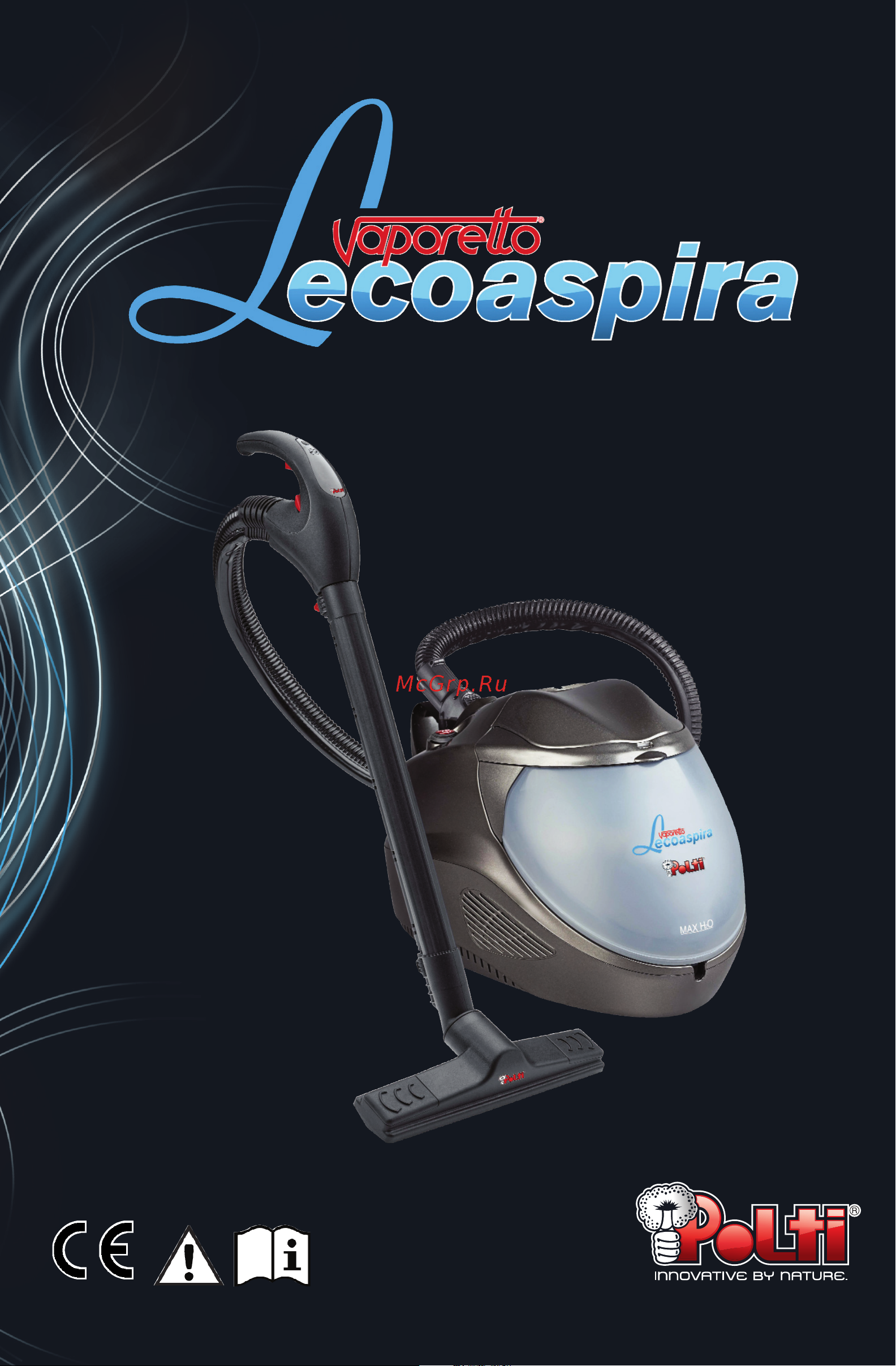 Polti Vaporetto Lecoaspira Intelligent 2.0 + Caddy Инструкция по эксплуатации онлайн