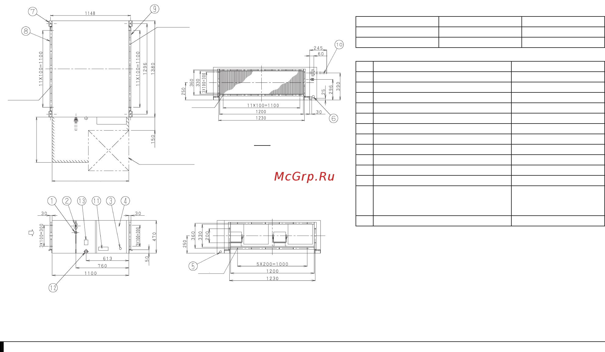 Daikin FXMQ200MA Схема онлайн