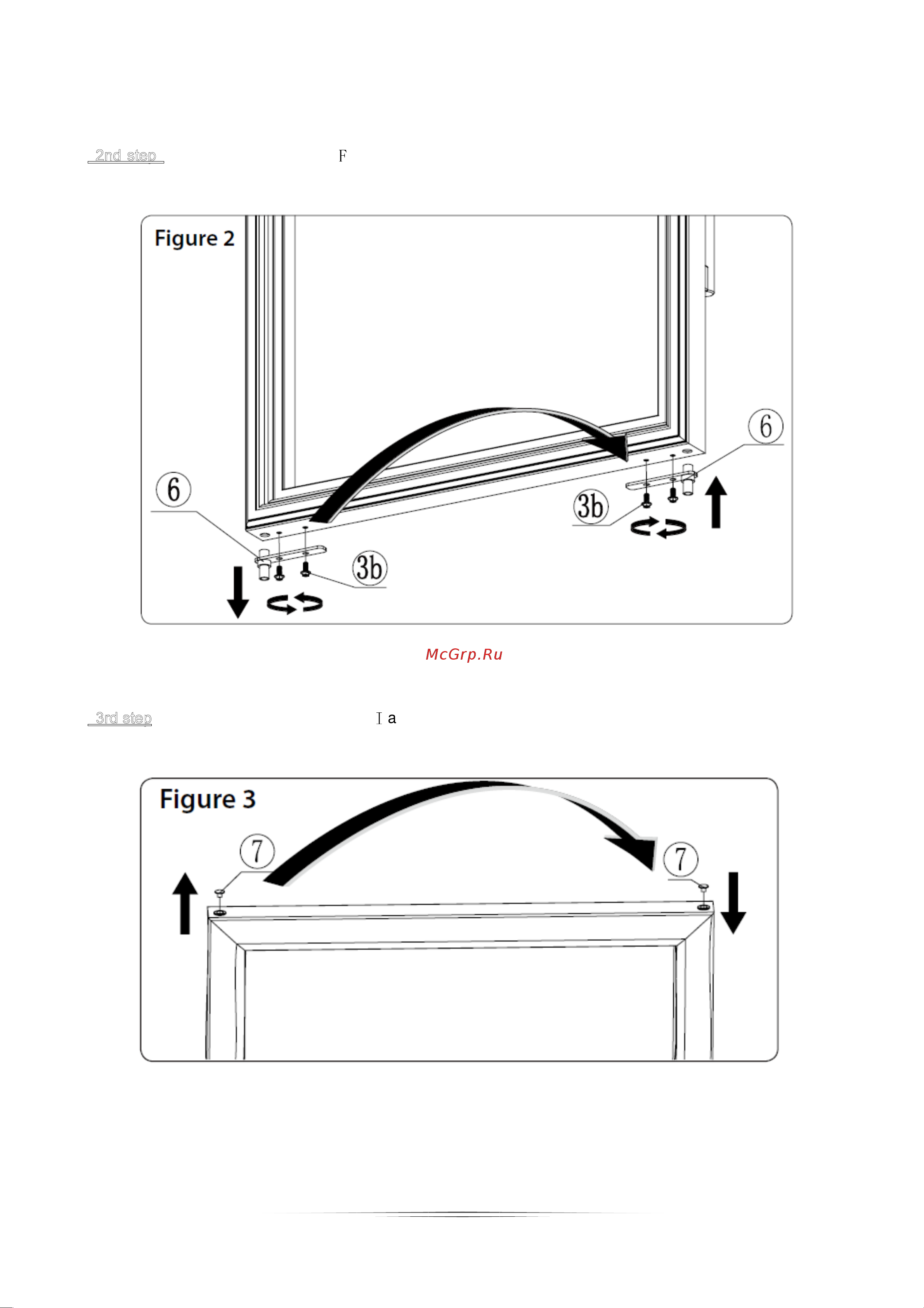Dunavox DX-24.56BBK (В) [20/24] How to reverse the door hinges
